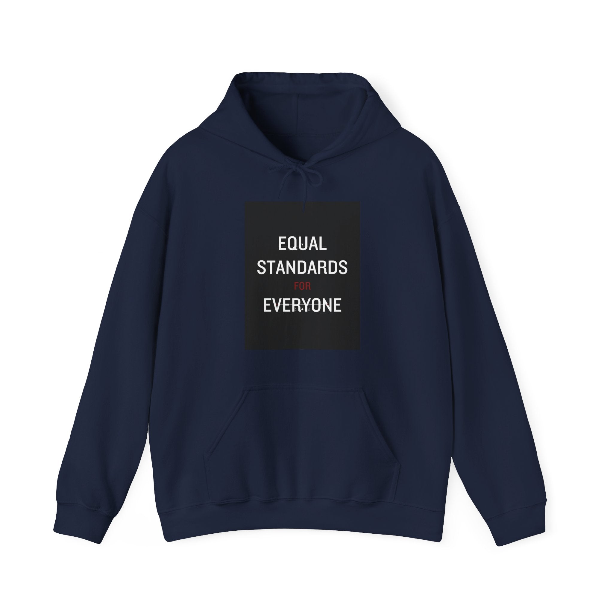 Equal Standards for Everyone Hoodie — Social Justice Statement Sweatshirt
