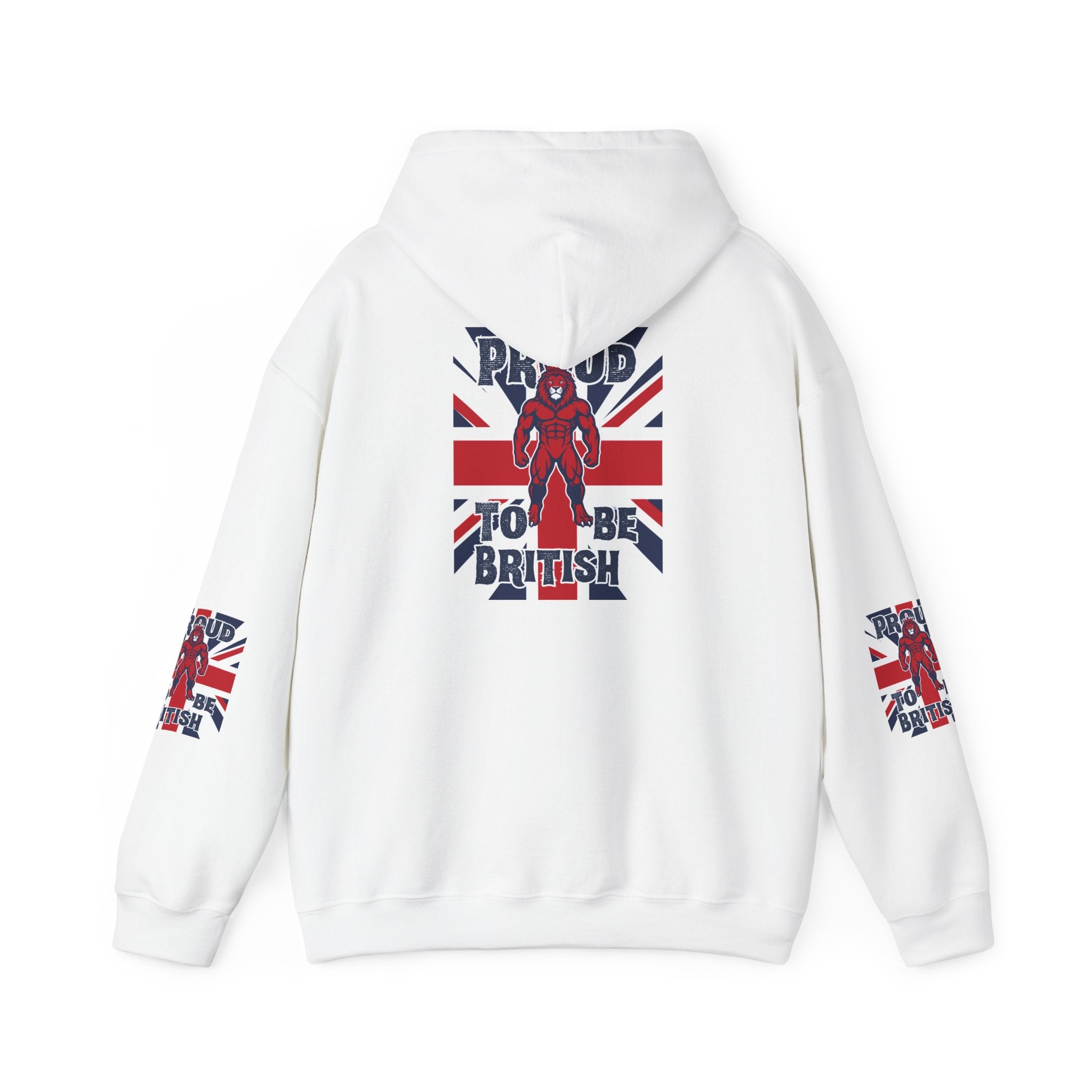 British Pride Hoodie — "Proud to Be British" Union Jack Pullover