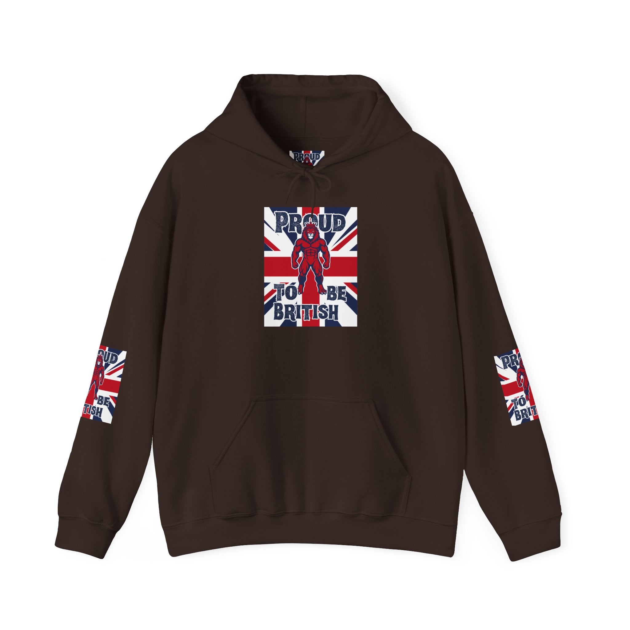 British Pride Hoodie — "Proud to Be British" Union Jack Pullover