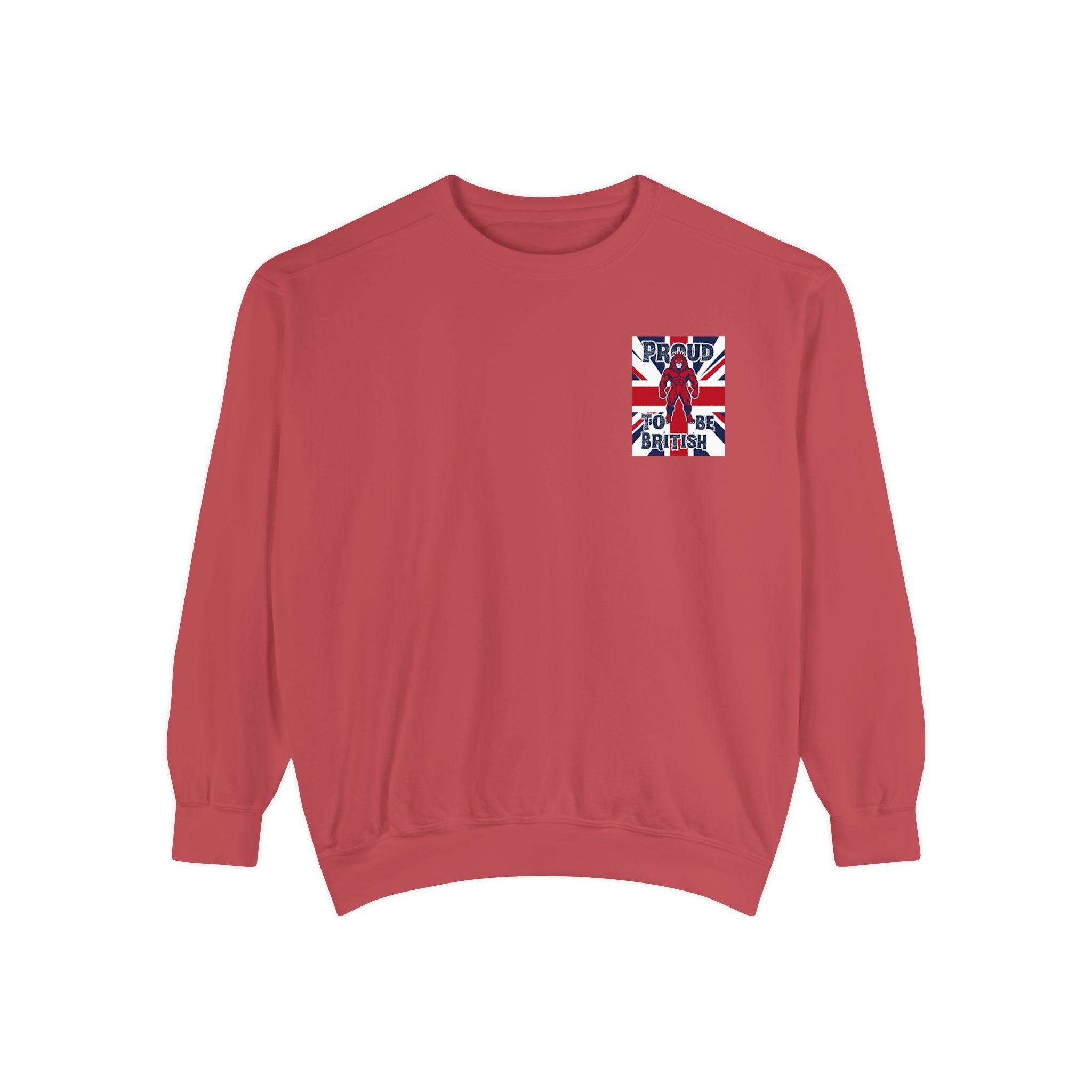 Union Jack Pocket Sweatshirt — British Flag Pocket Graphic Sweatshirt