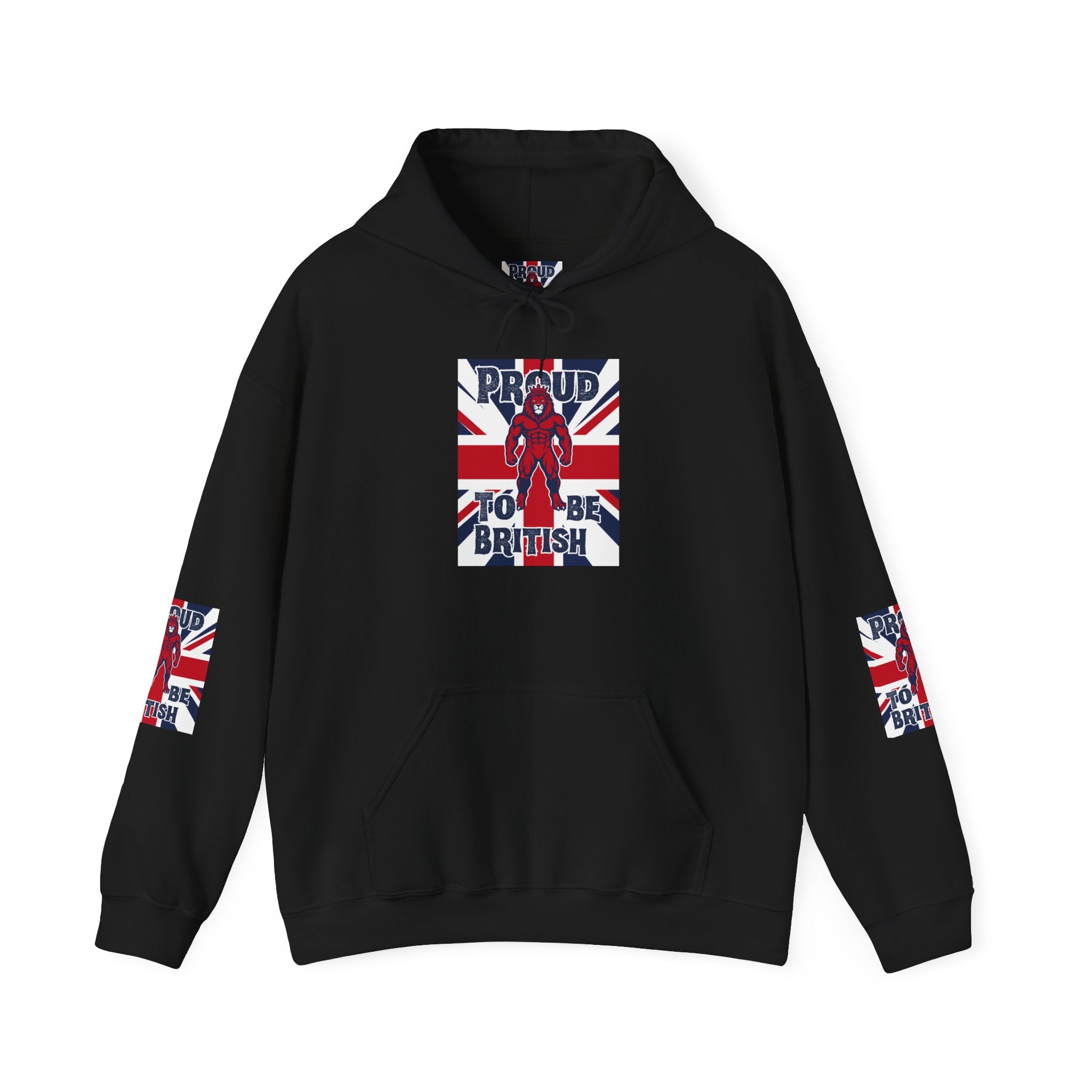 British Pride Hoodie — "Proud to Be British" Union Jack Pullover