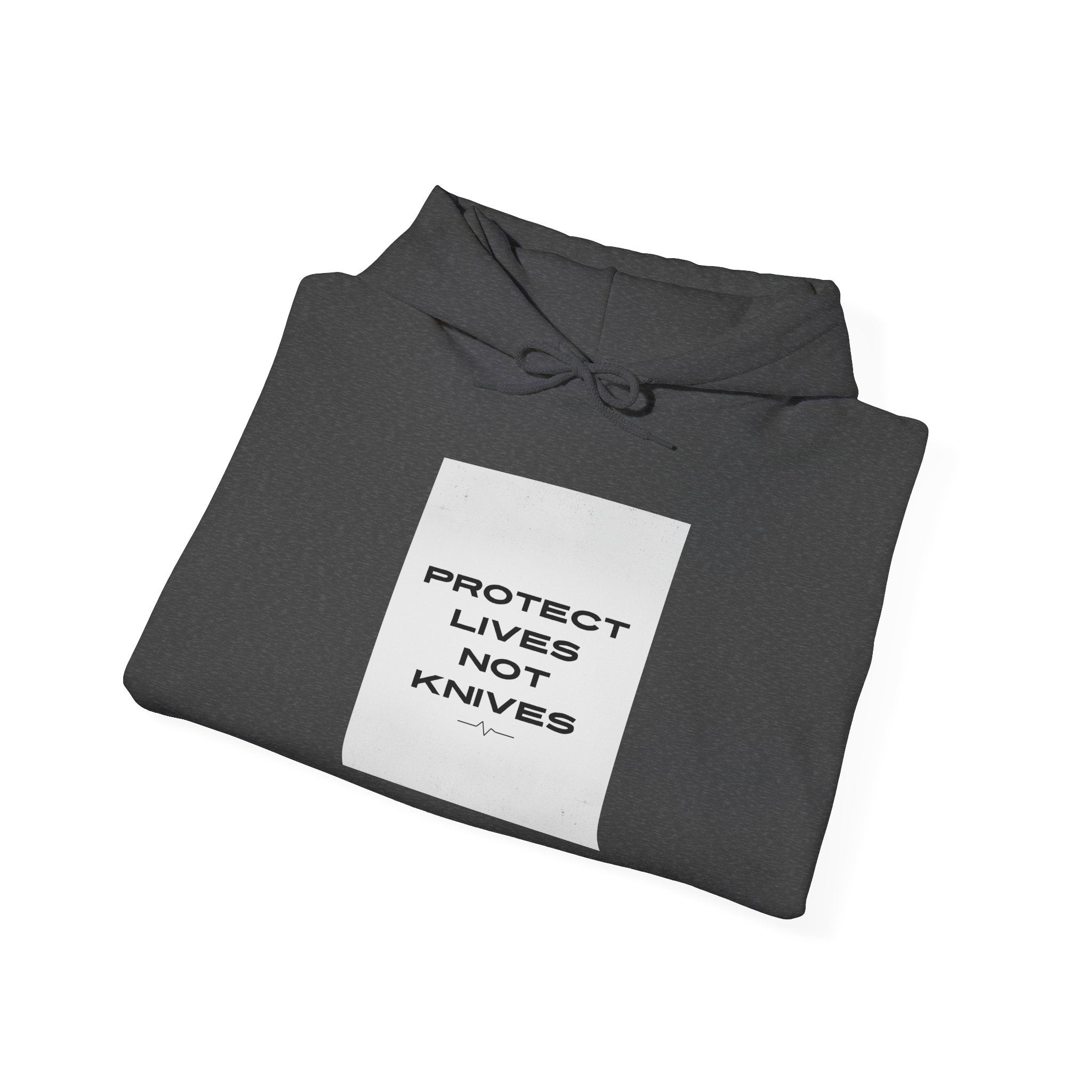 Protest Lives Not Knives Hoodie — Anti-Violence Graphic Sweatshirt
