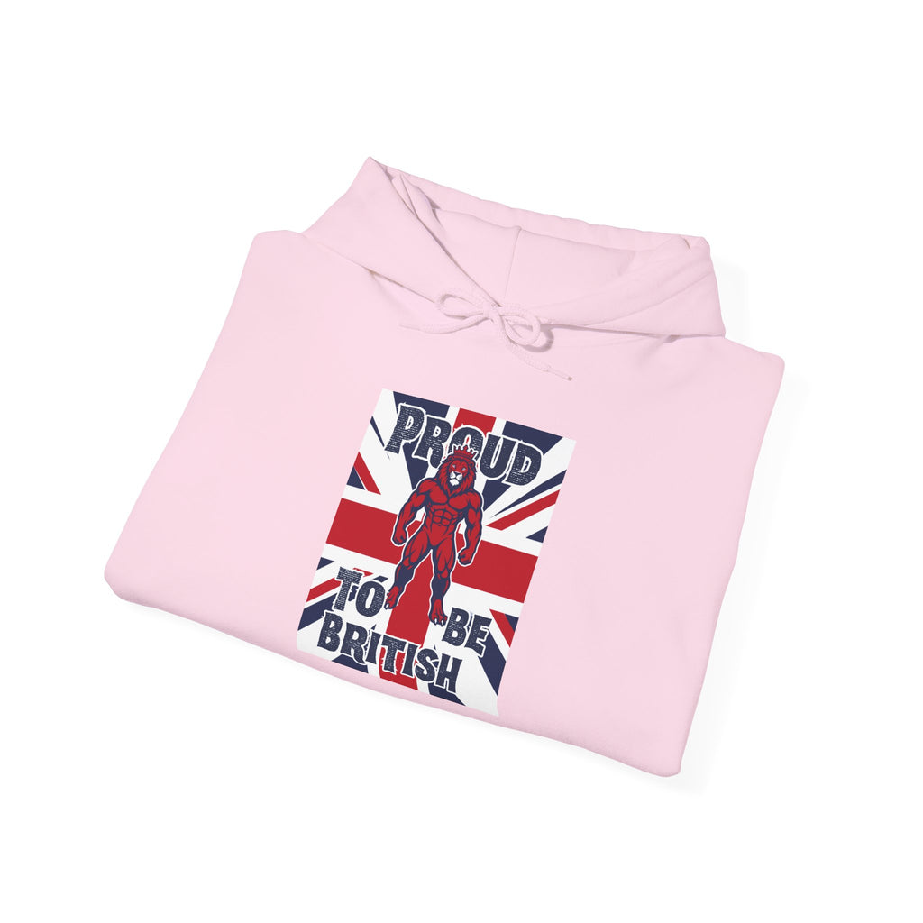 British Pride Hoodie — "Proud to Be British" Union Jack Pullover