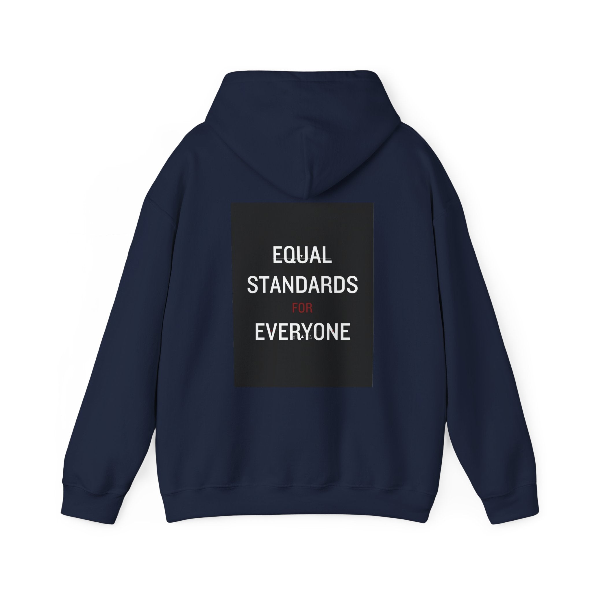 Equal Standards for Everyone Hoodie — Social Justice Statement Sweatshirt