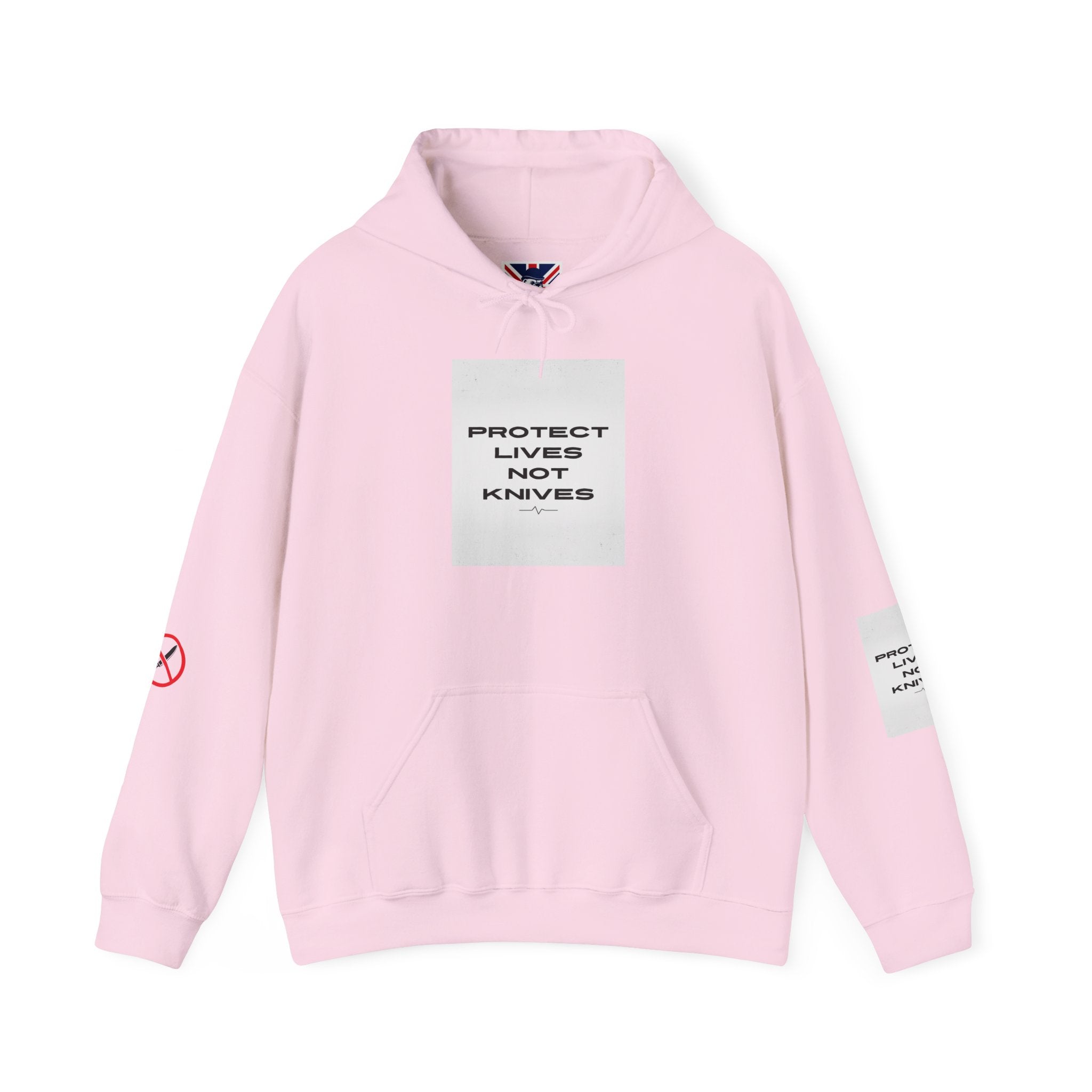 Protest Lives Not Knives Hoodie — Anti-Violence Graphic Sweatshirt
