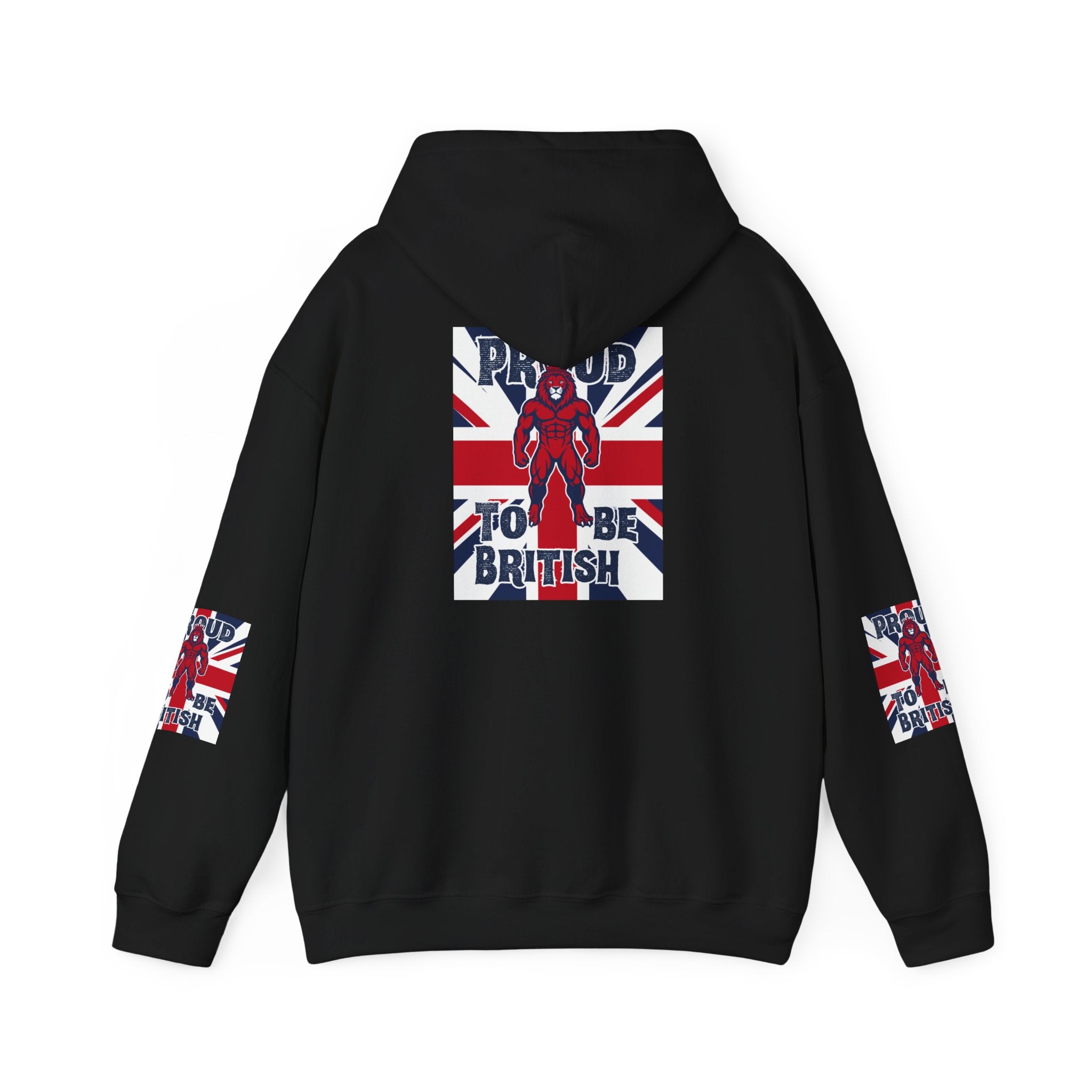British Pride Hoodie — "Proud to Be British" Union Jack Pullover