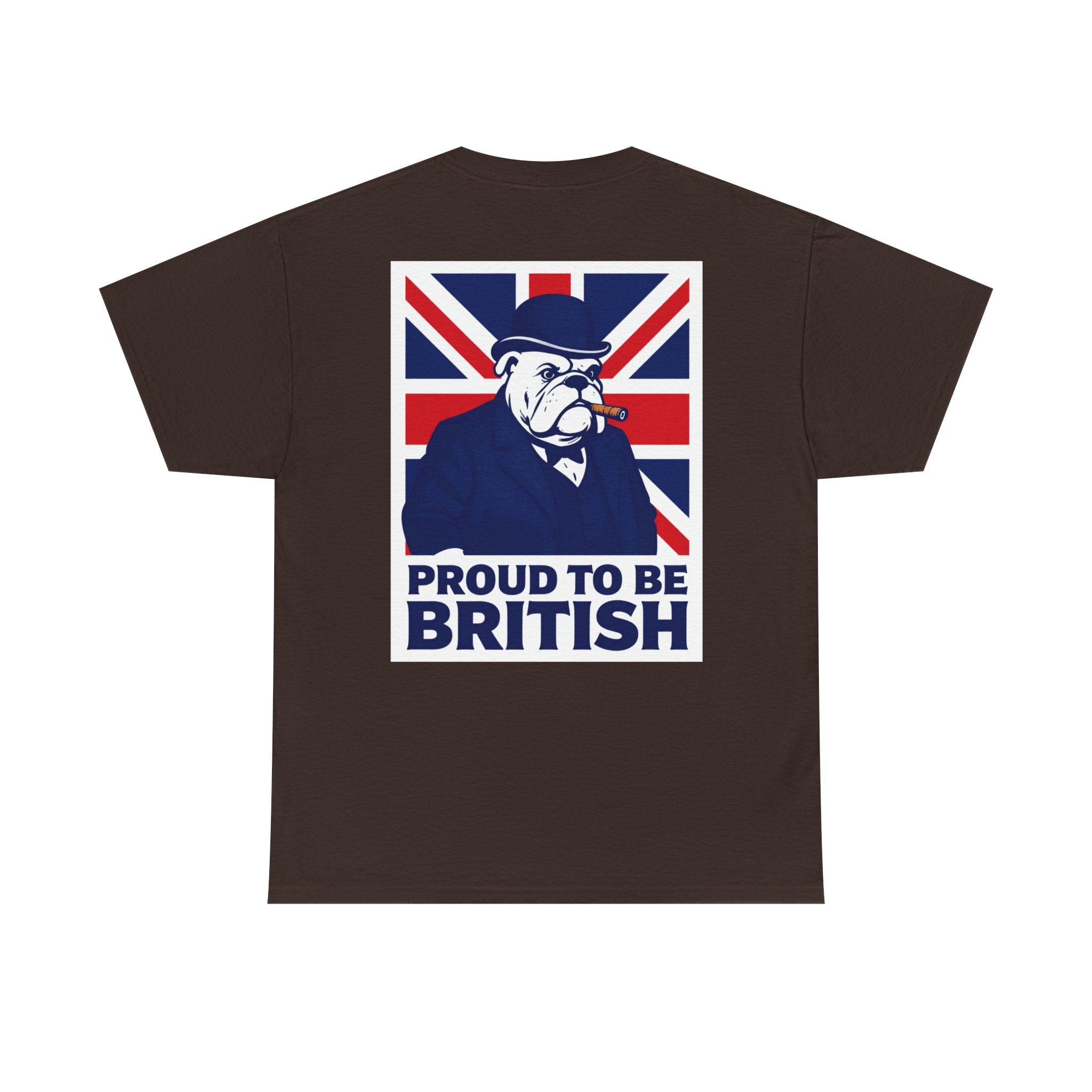 Proud to Be British T‑Shirt — Union Jack Bulldog Tee