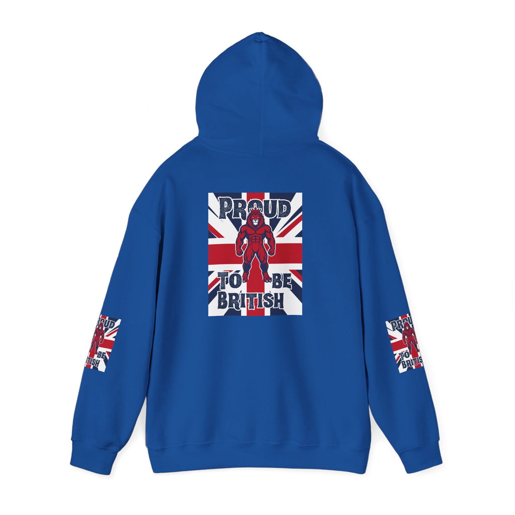 British Pride Hoodie — "Proud to Be British" Union Jack Pullover