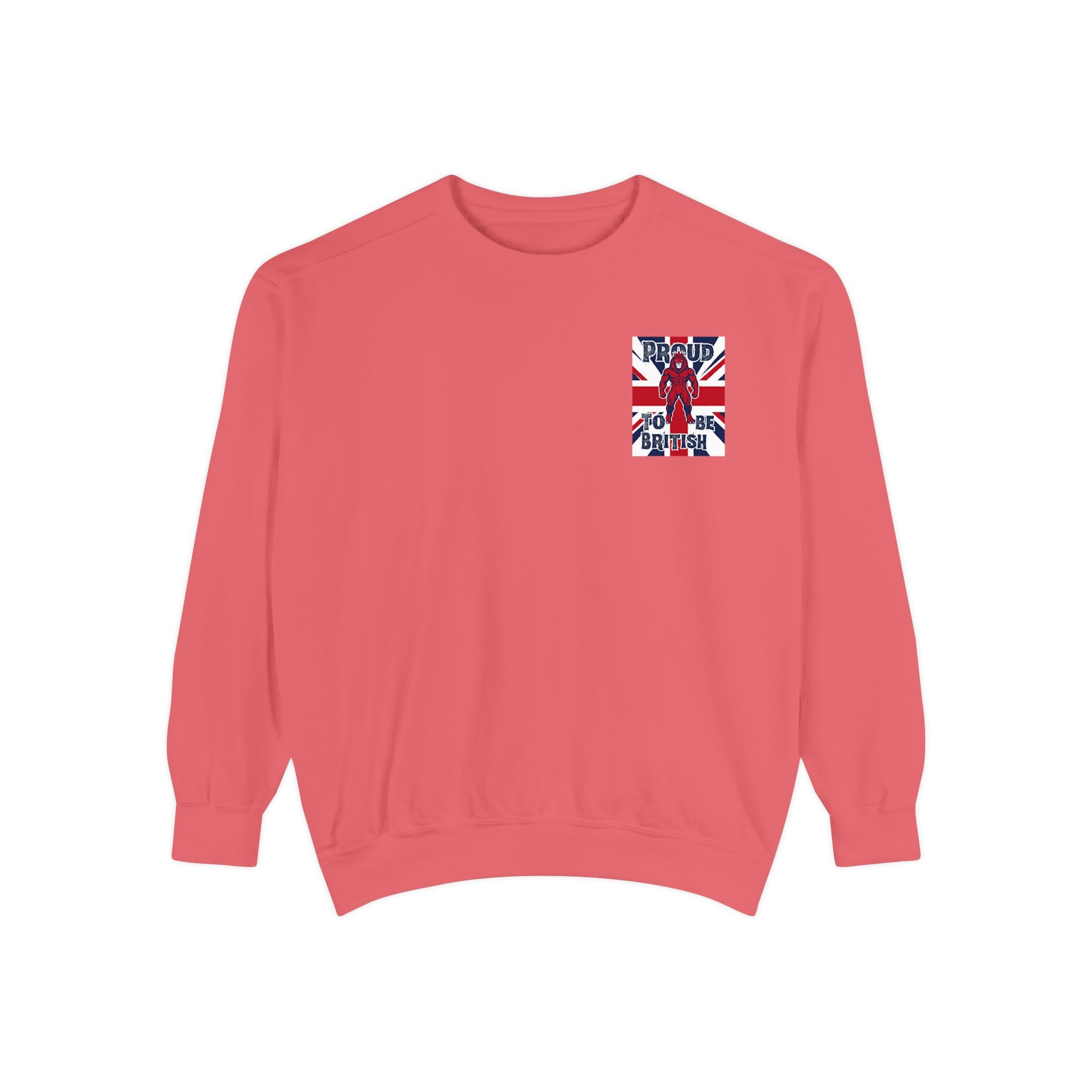 Union Jack Pocket Sweatshirt — British Flag Pocket Graphic Sweatshirt