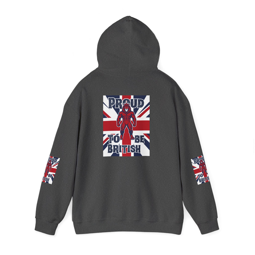 British Pride Hoodie — "Proud to Be British" Union Jack Pullover