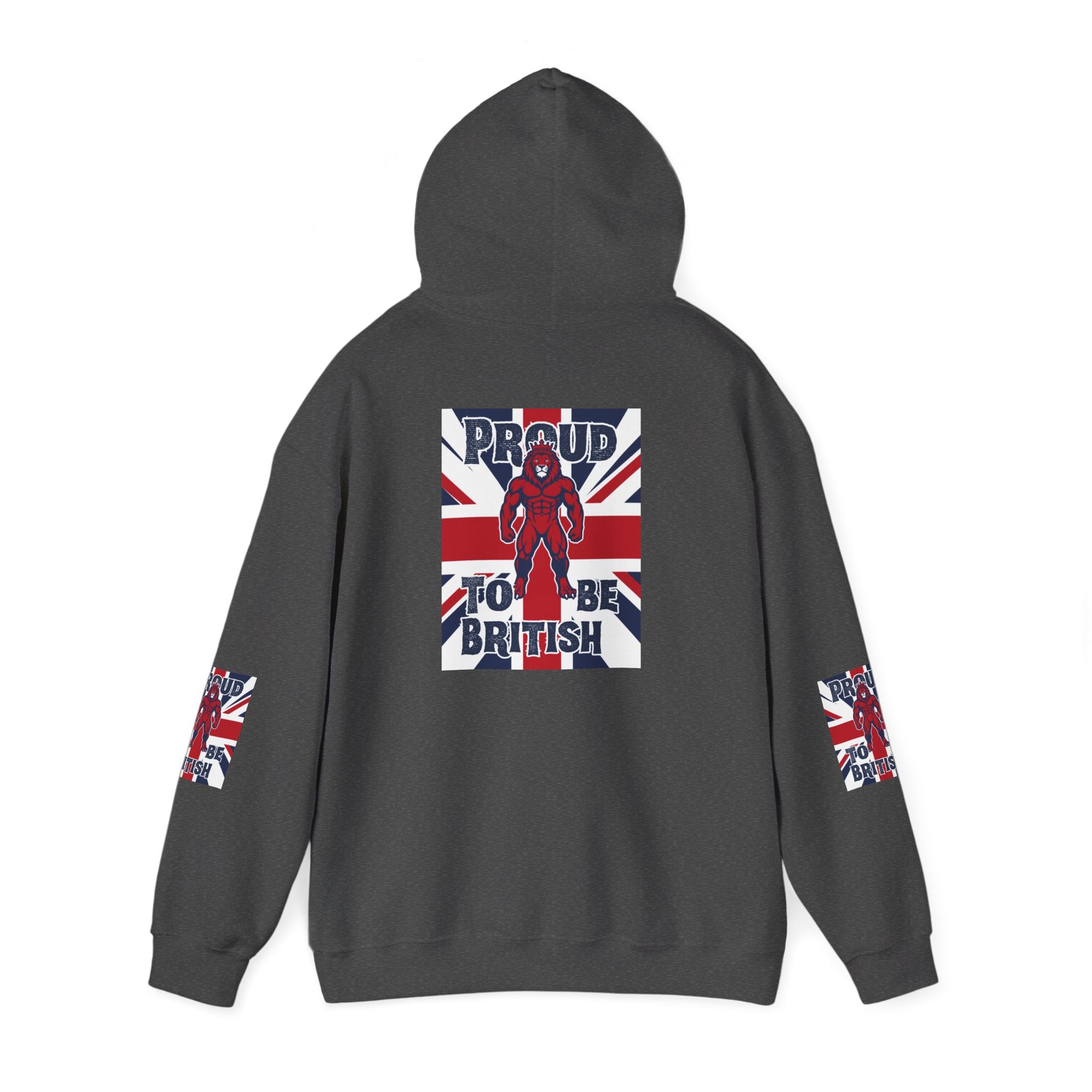 British Pride Hoodie — "Proud to Be British" Union Jack Pullover
