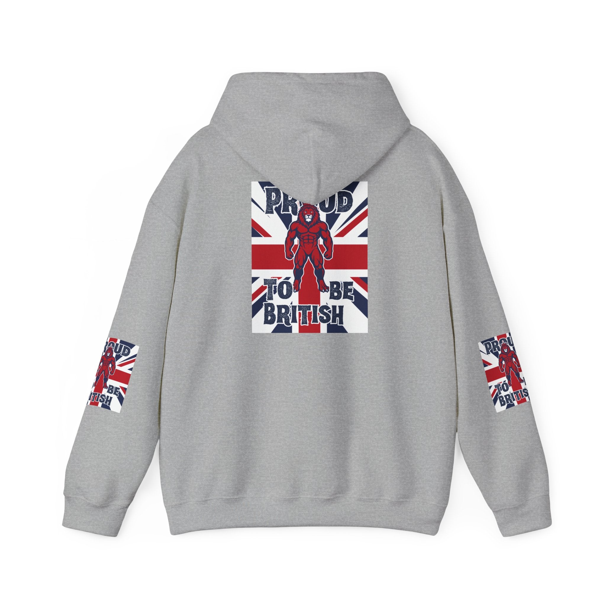 British Pride Hoodie — "Proud to Be British" Union Jack Pullover