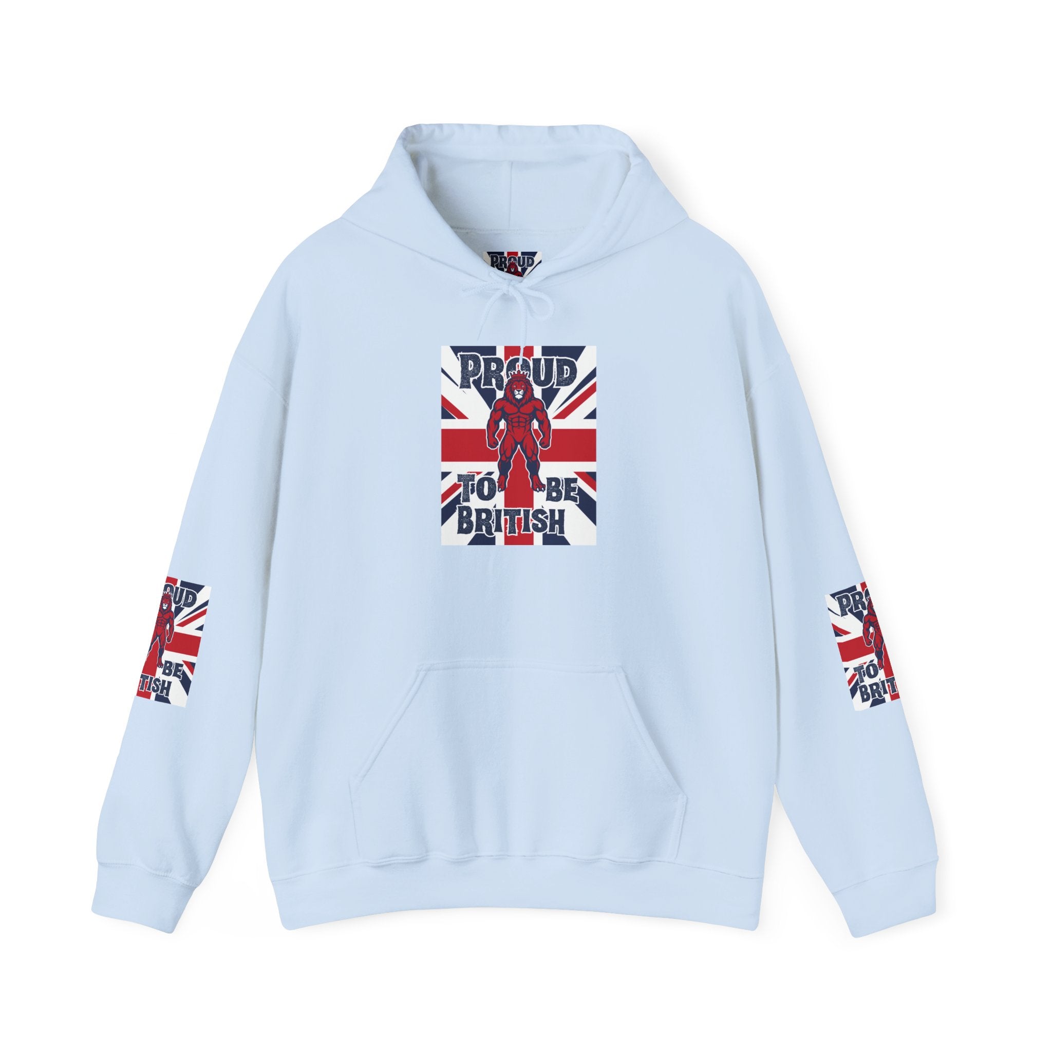 British Pride Hoodie — "Proud to Be British" Union Jack Pullover