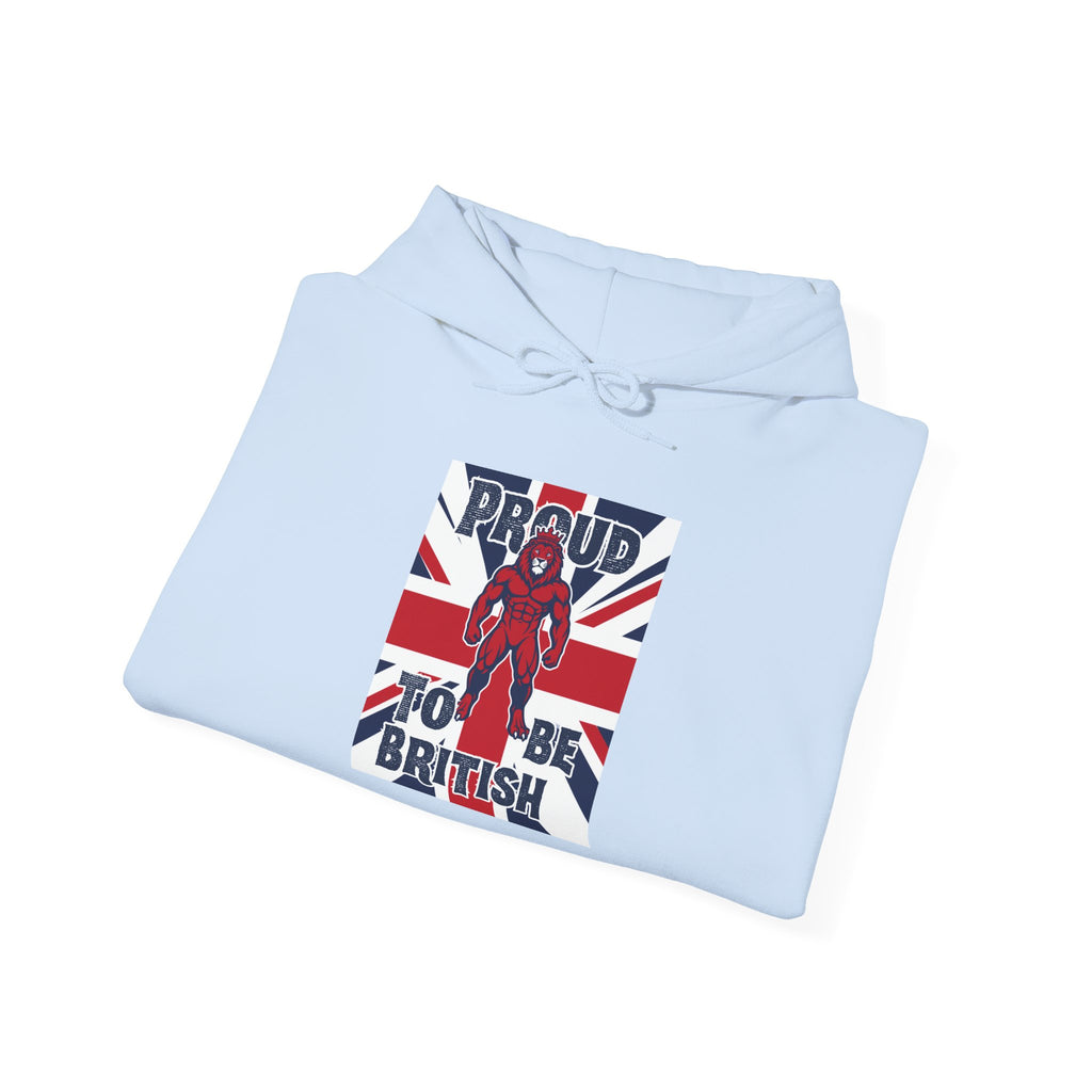British Pride Hoodie — "Proud to Be British" Union Jack Pullover