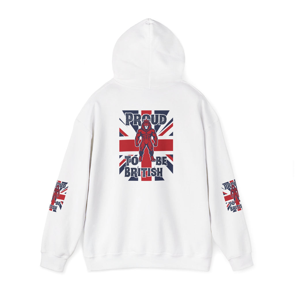 British Pride Hoodie — "Proud to Be British" Union Jack Pullover