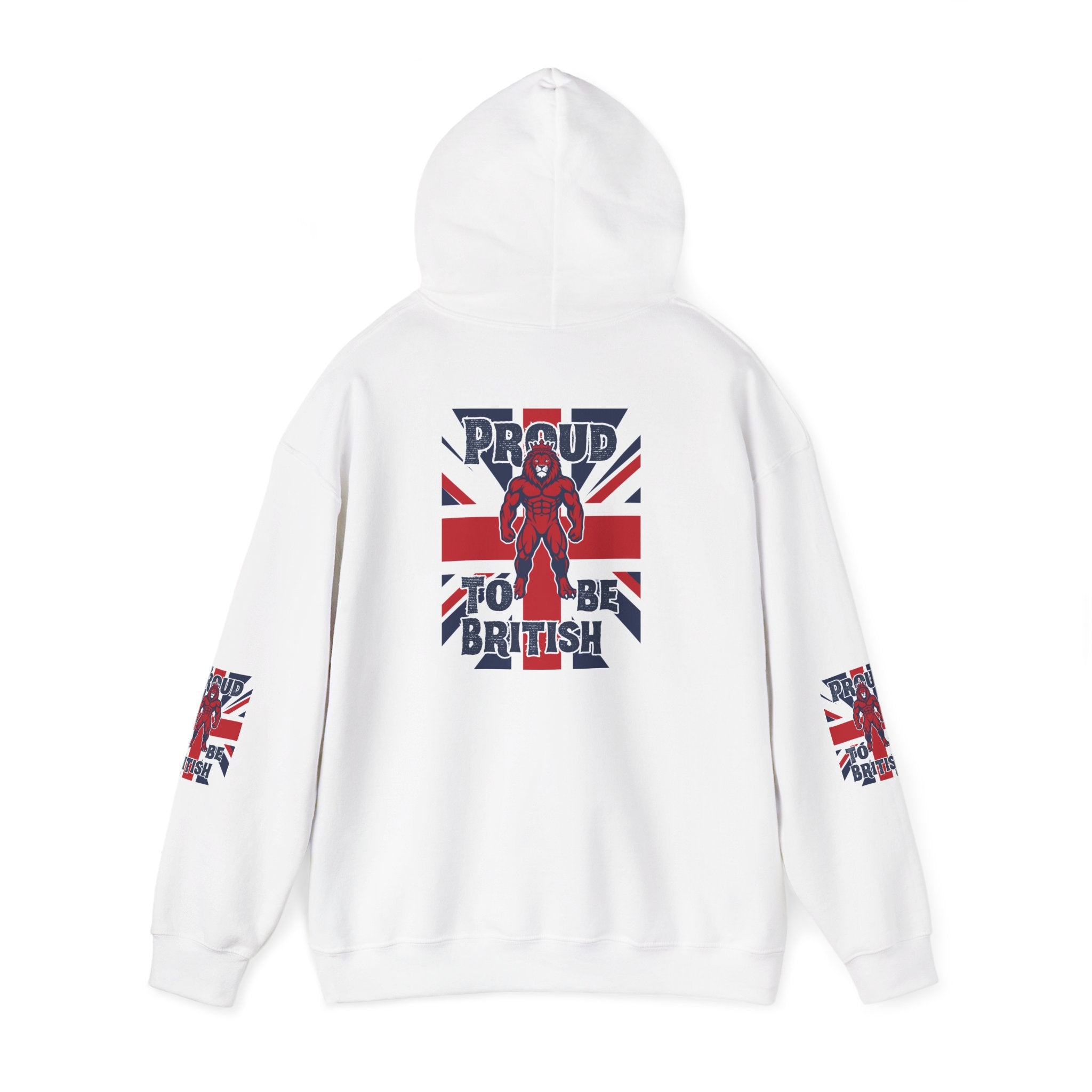 British Pride Hoodie — "Proud to Be British" Union Jack Pullover