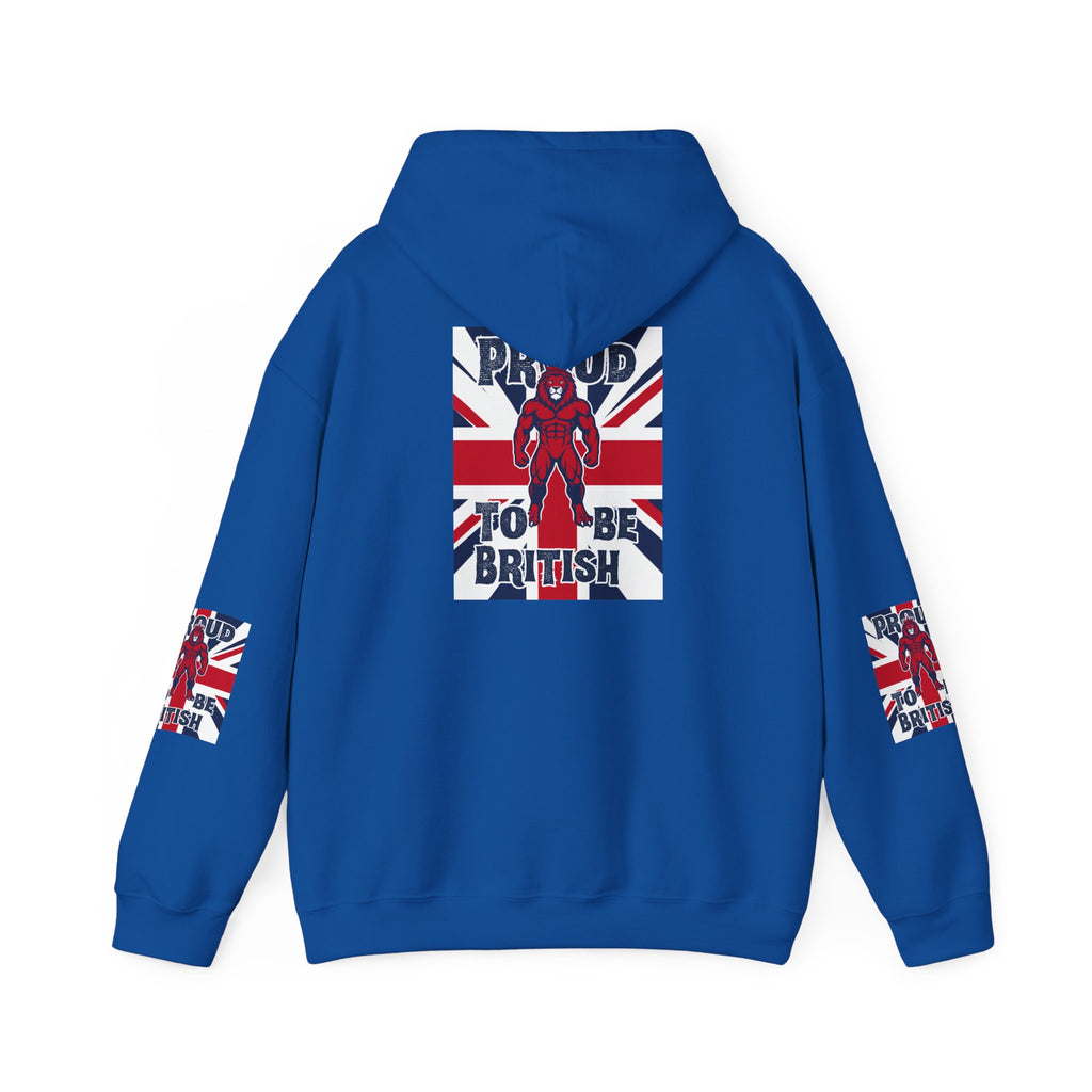 British Pride Hoodie — "Proud to Be British" Union Jack Pullover