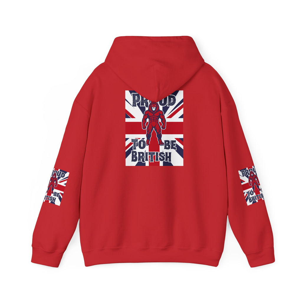 British Pride Hoodie — "Proud to Be British" Union Jack Pullover