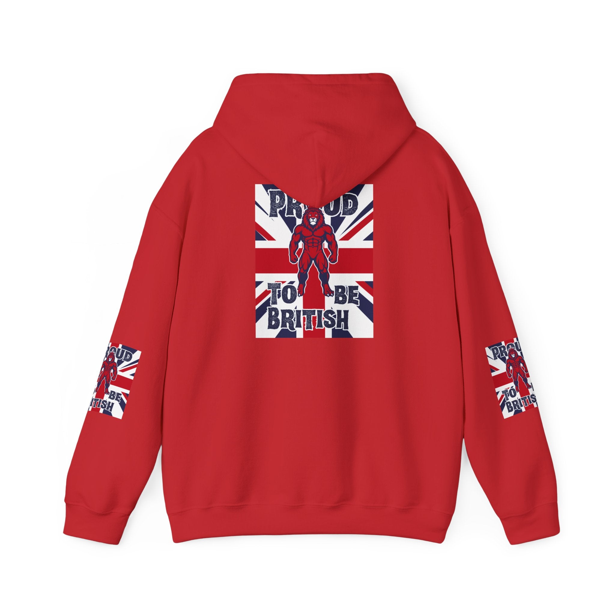 British Pride Hoodie — "Proud to Be British" Union Jack Pullover