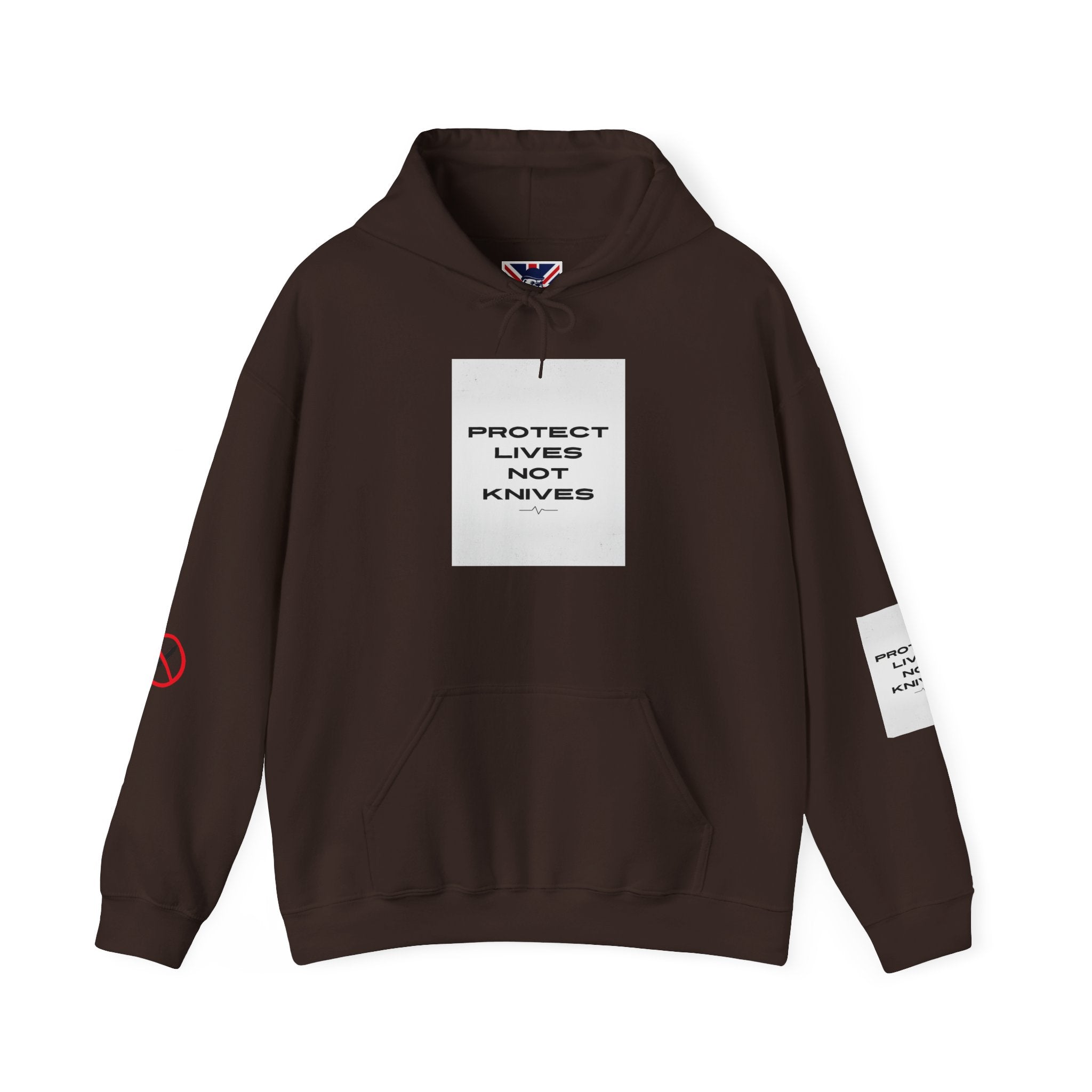 Protest Lives Not Knives Hoodie — Anti-Violence Graphic Sweatshirt