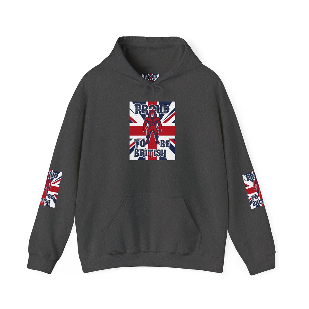 British Pride Hoodie — "Proud to Be British" Union Jack Pullover