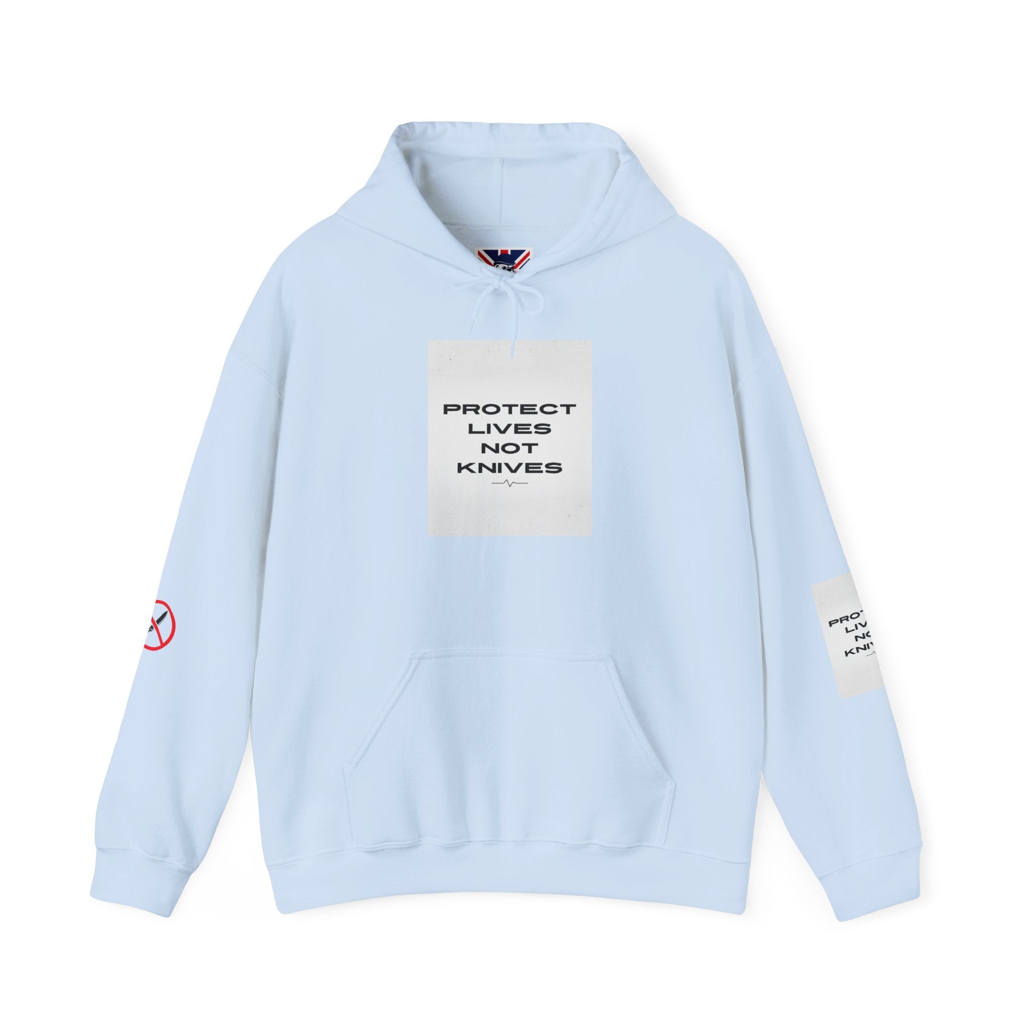 Protest Lives Not Knives Hoodie — Anti-Violence Graphic Sweatshirt