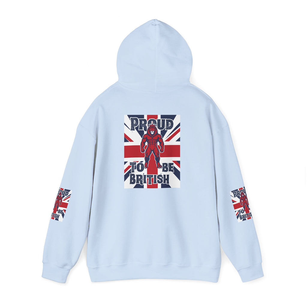 British Pride Hoodie — "Proud to Be British" Union Jack Pullover