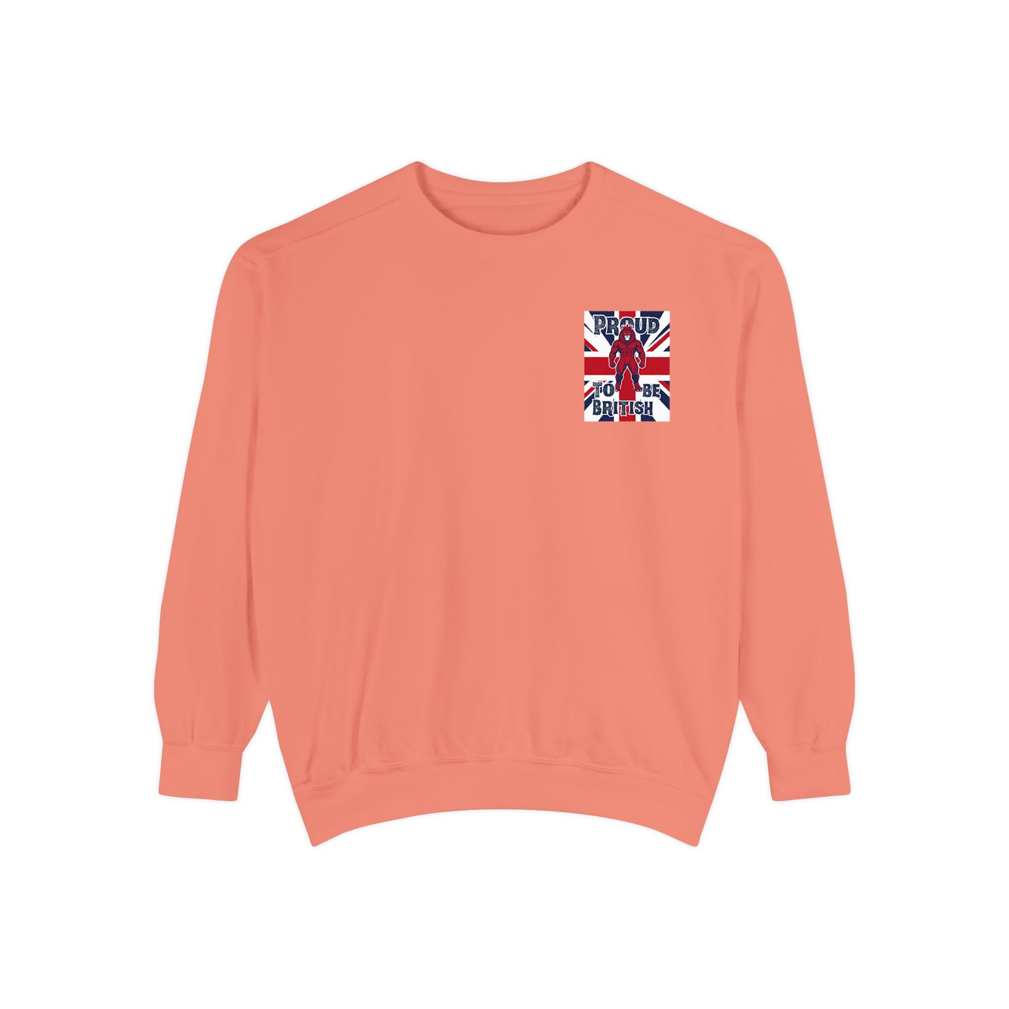 Union Jack Pocket Sweatshirt — British Flag Pocket Graphic Sweatshirt