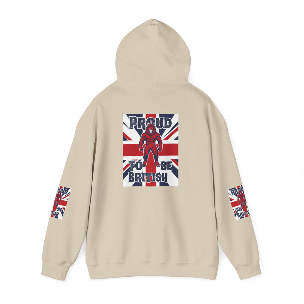 British Pride Hoodie — "Proud to Be British" Union Jack Pullover