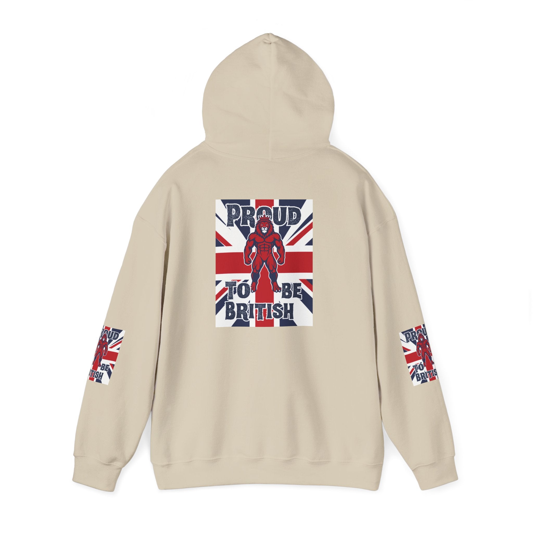 British Pride Hoodie — "Proud to Be British" Union Jack Pullover