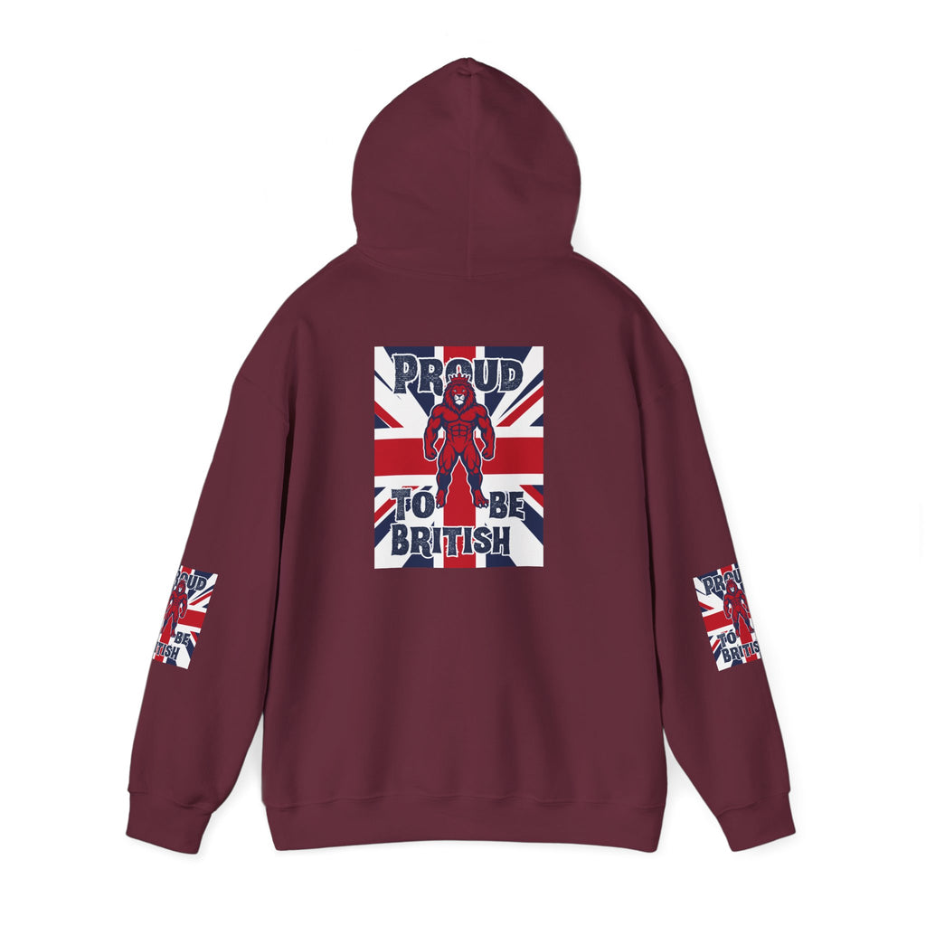 British Pride Hoodie — "Proud to Be British" Union Jack Pullover