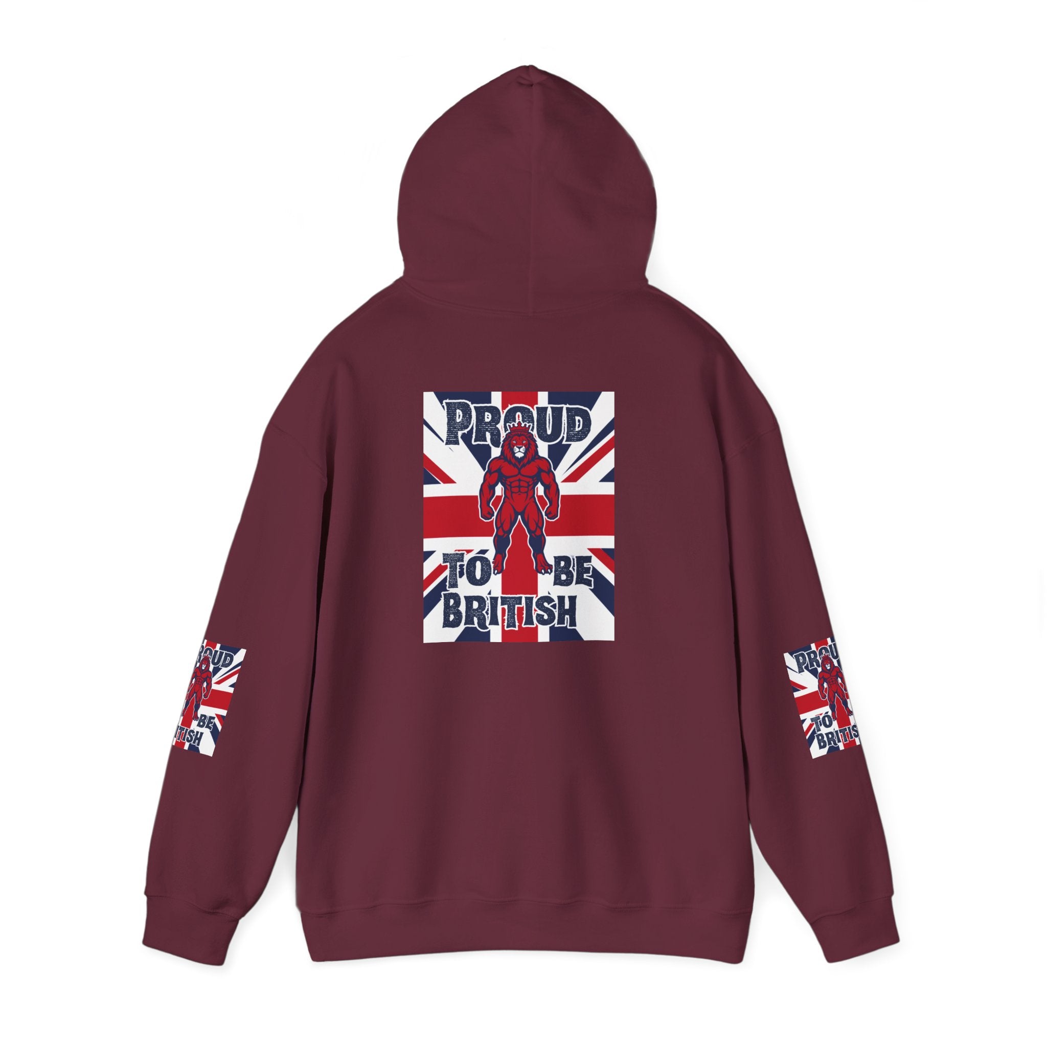 British Pride Hoodie — "Proud to Be British" Union Jack Pullover