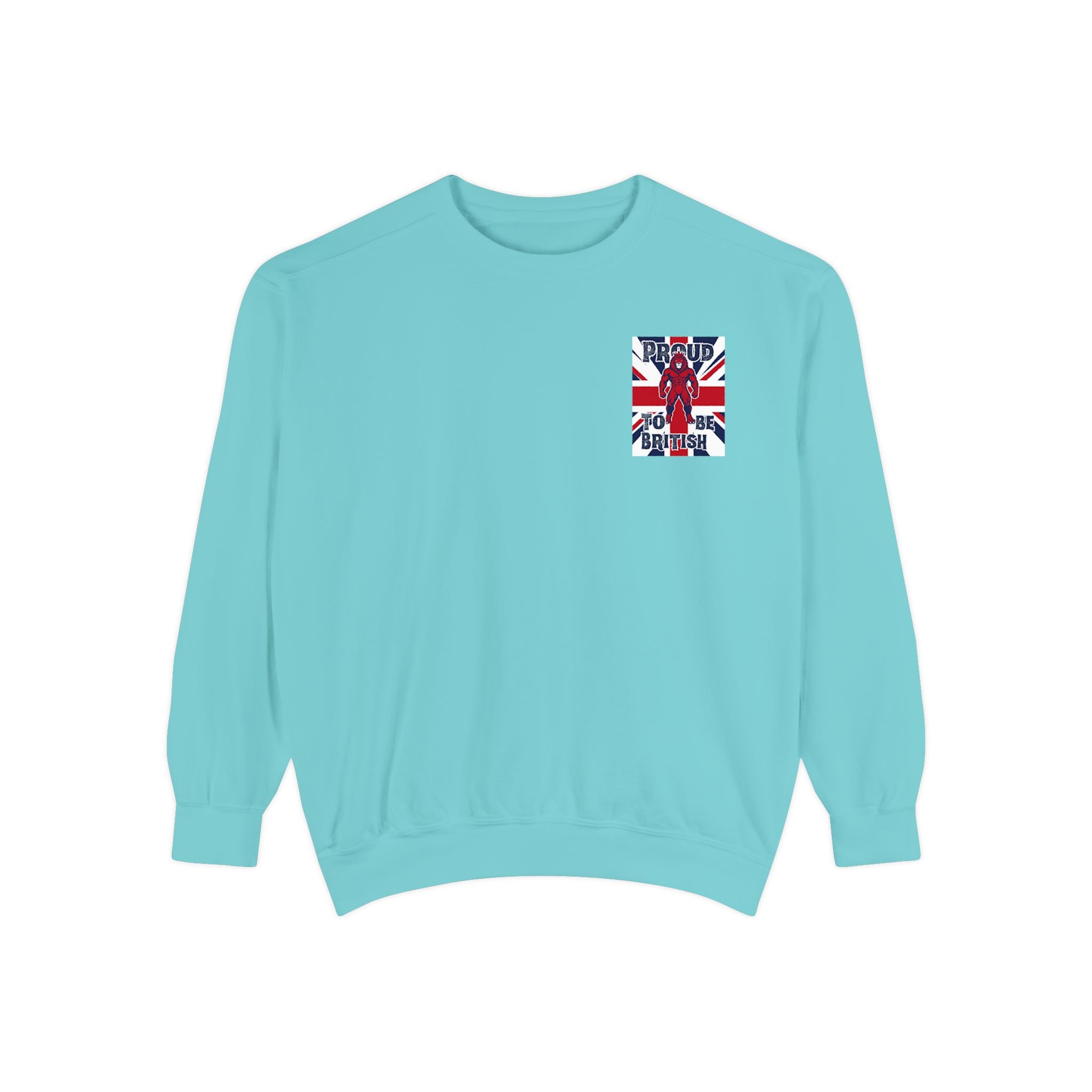 Union Jack Pocket Sweatshirt — British Flag Pocket Graphic Sweatshirt