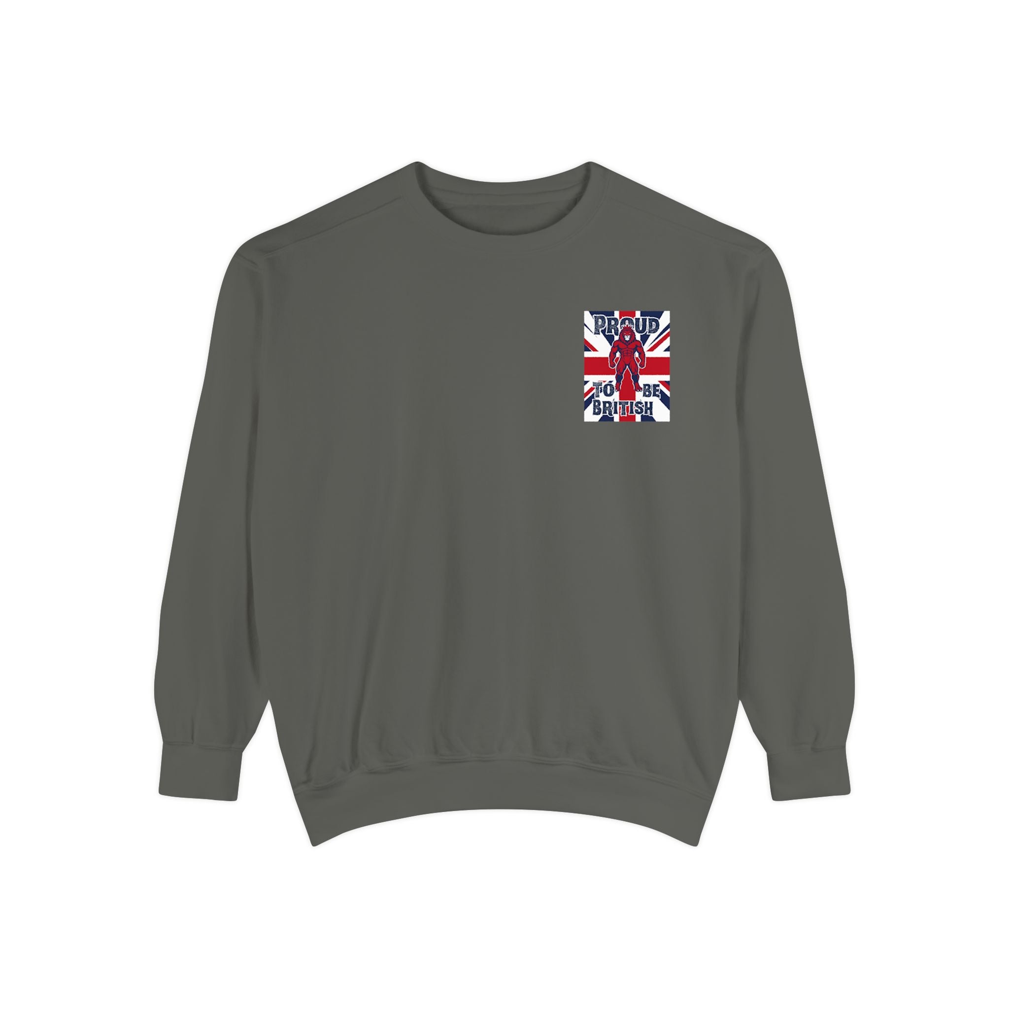 Union Jack Pocket Sweatshirt — British Flag Pocket Graphic Sweatshirt