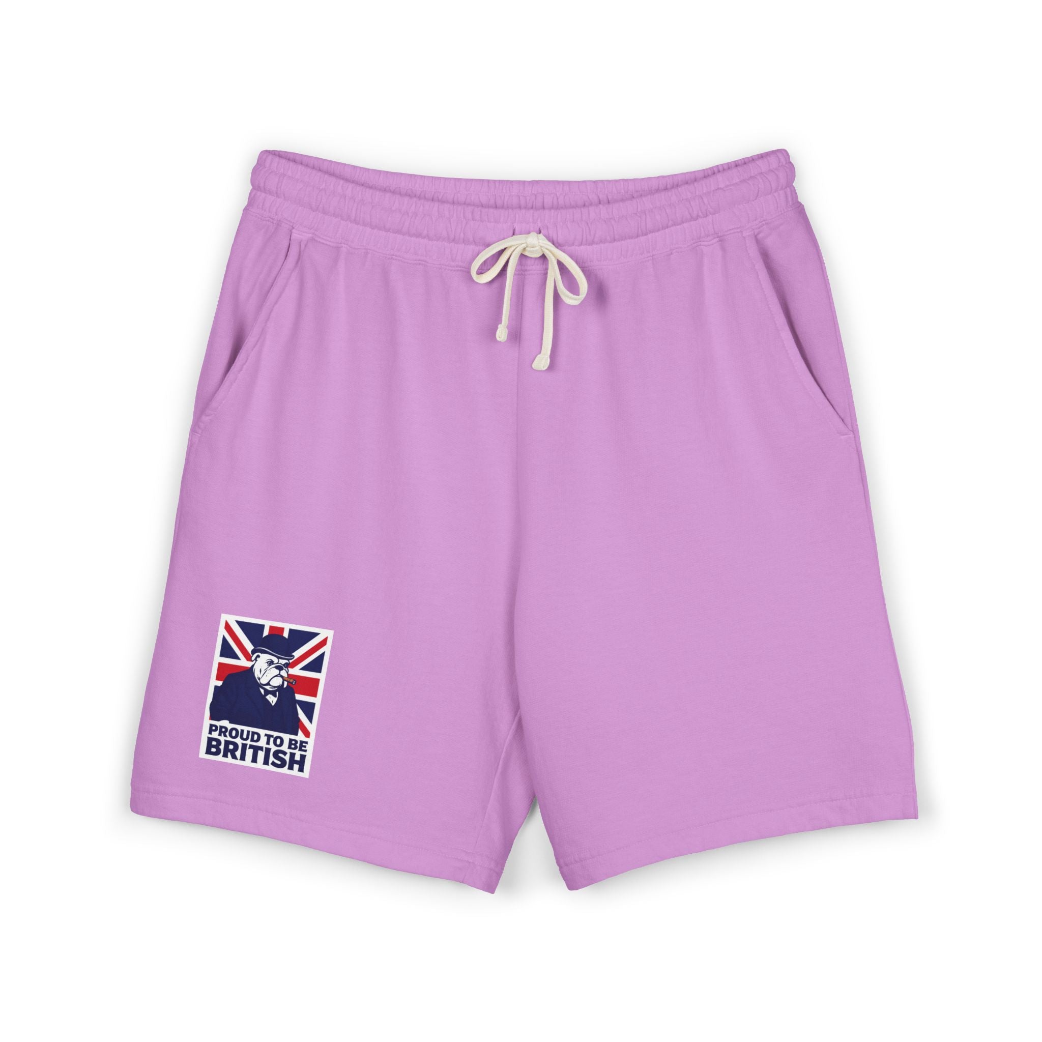 British Flag 'Proud to Be British' Fleece Sweat Shorts