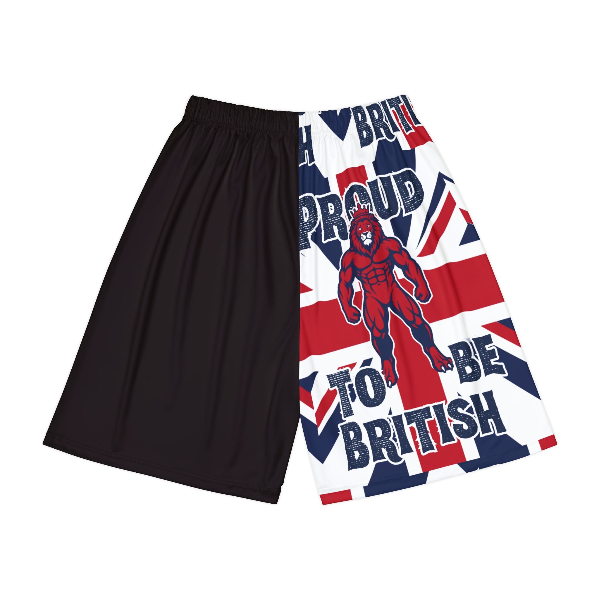 British Pride Men's Sports Shorts — Union Jack Graphic Athletic Shorts