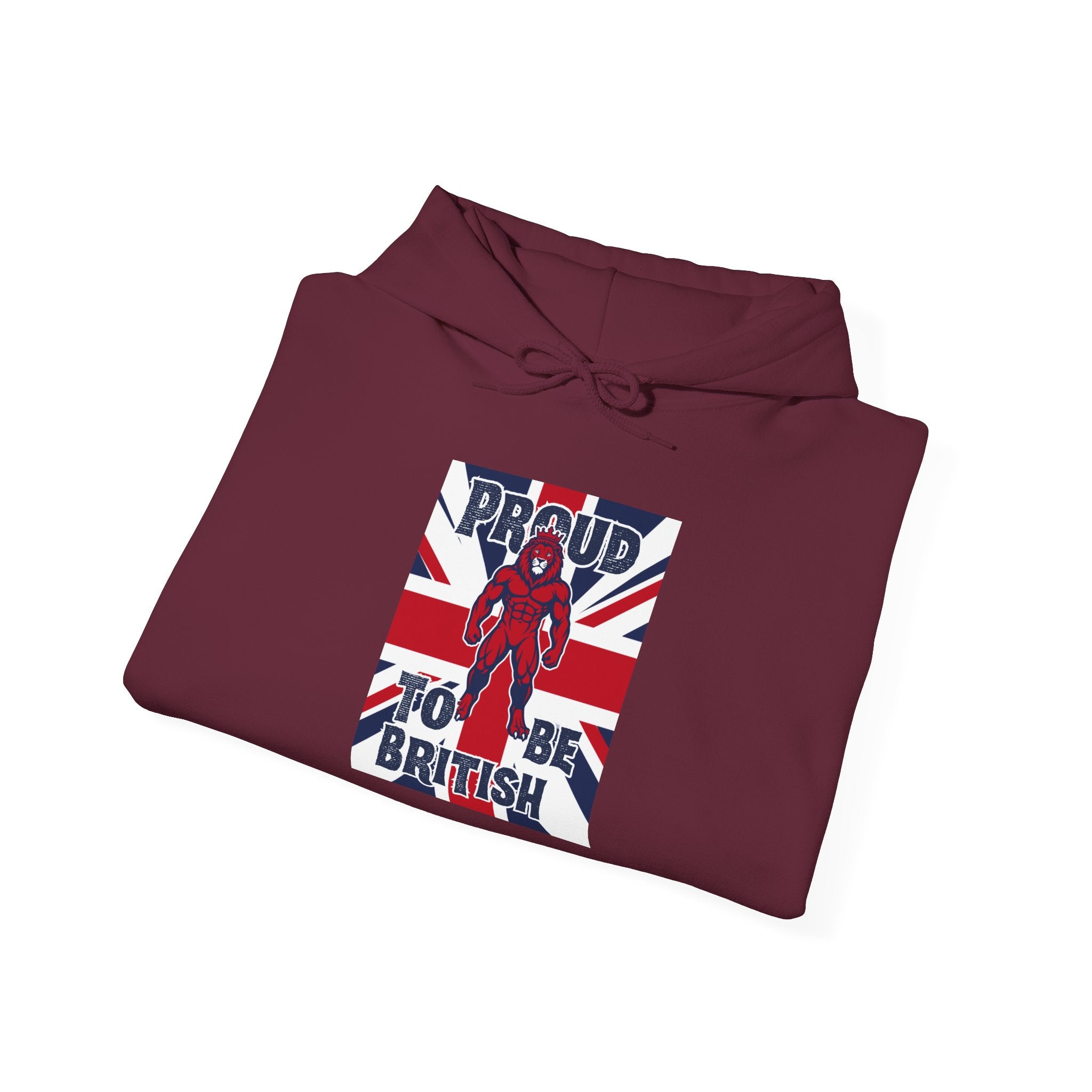 British Pride Hoodie — "Proud to Be British" Union Jack Pullover