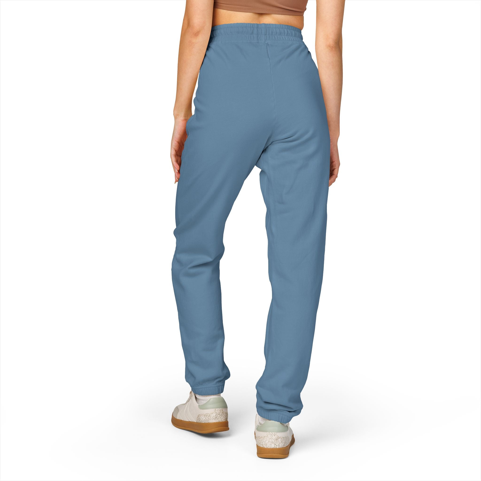 Unisex Military Green Sweatpants with Vintage Aviation Patch — 'Freedom Flight' Joggers