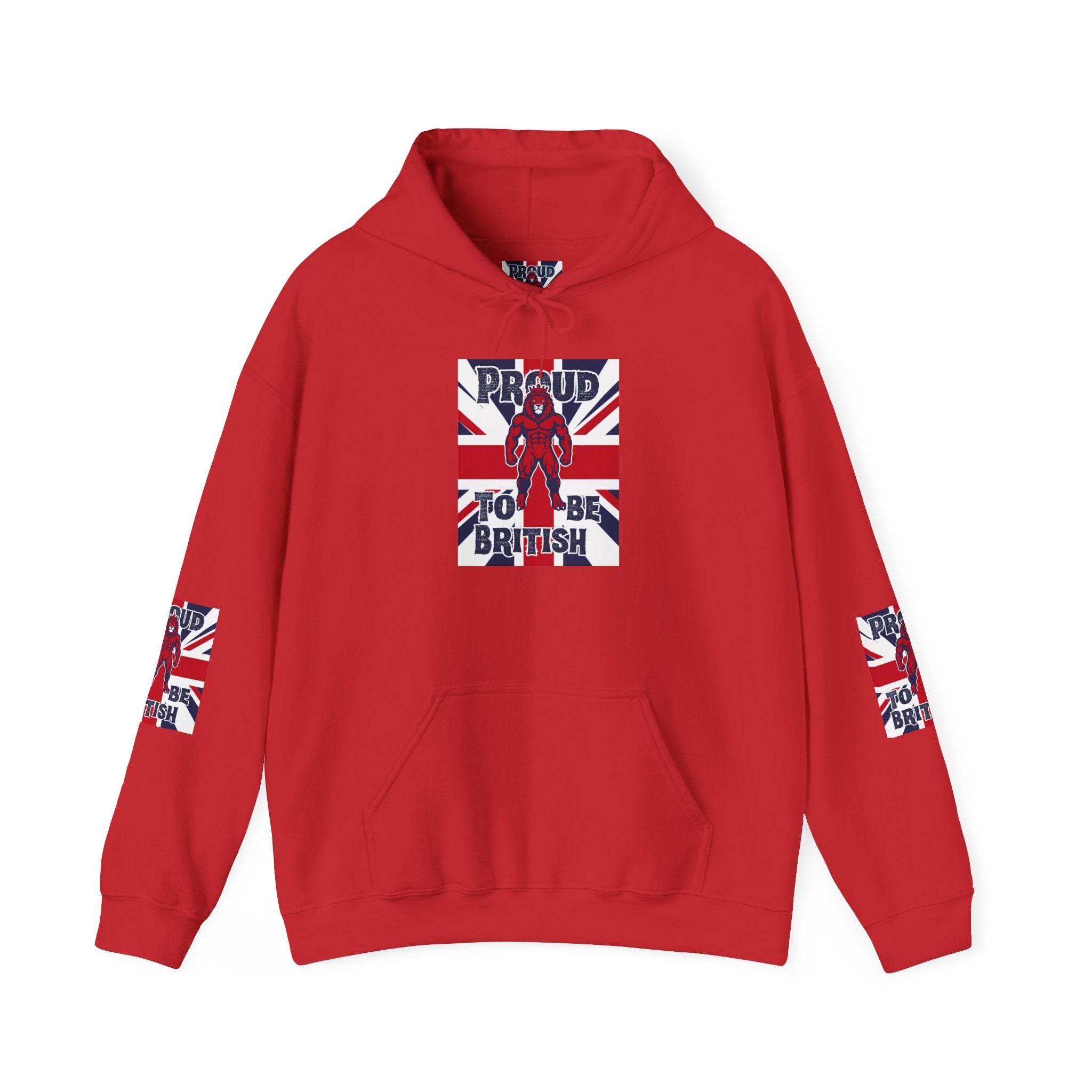 British Pride Hoodie — "Proud to Be British" Union Jack Pullover