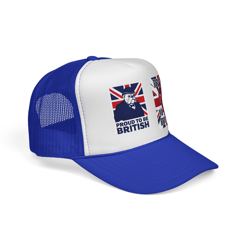 Proud to Be British Trucker Cap – Union Jack Vintage Graphics