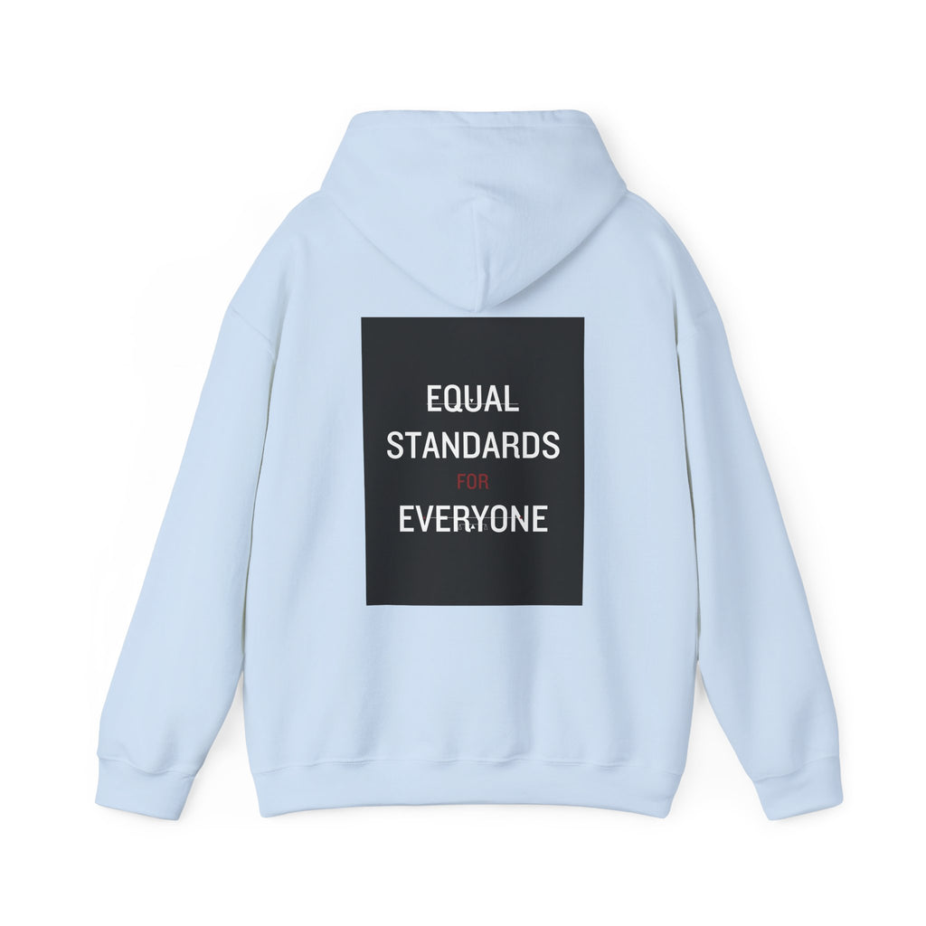 Equal Standards for Everyone Hoodie — Social Justice Statement Sweatshirt