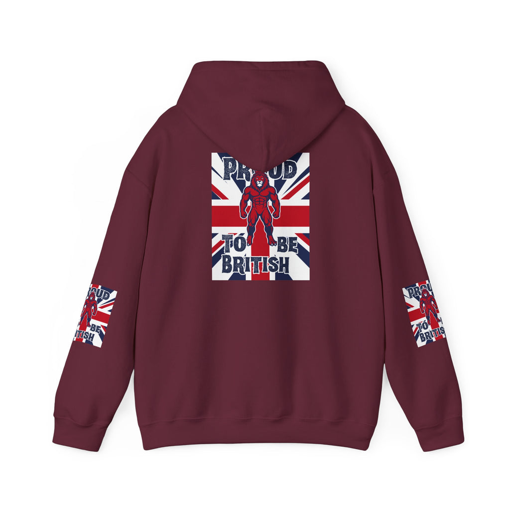 British Pride Hoodie — "Proud to Be British" Union Jack Pullover