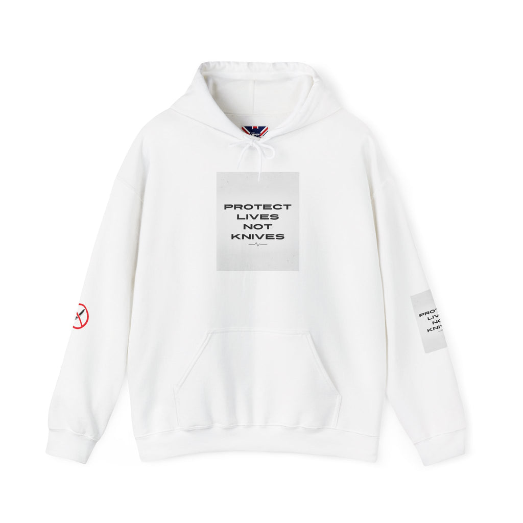 Protest Lives Not Knives Hoodie — Anti-Violence Graphic Sweatshirt