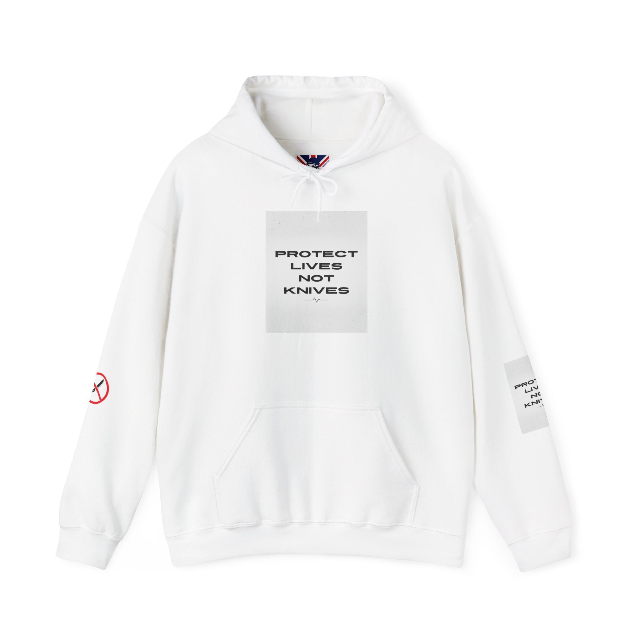 Protest Lives Not Knives Hoodie — Anti-Violence Graphic Sweatshirt