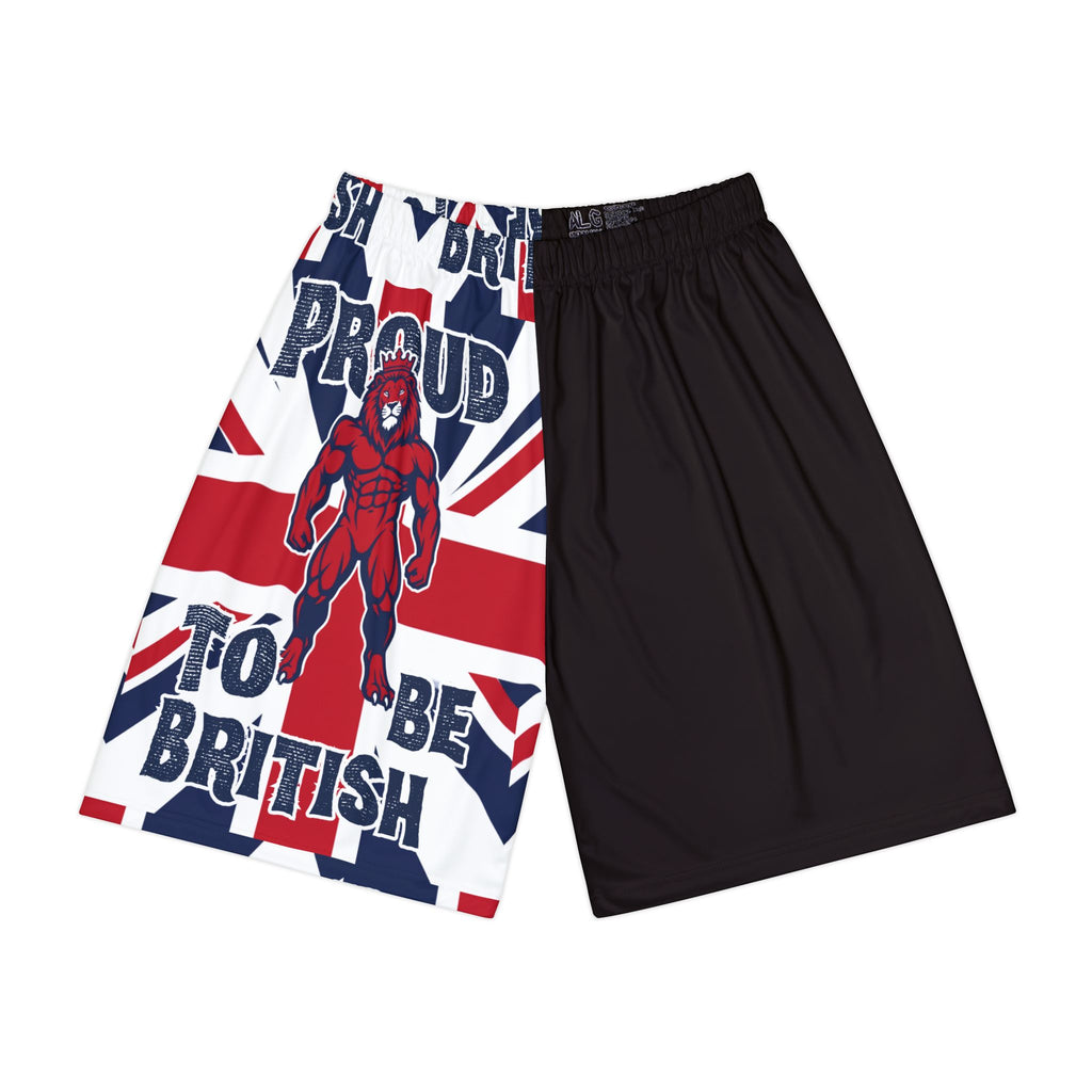 British Pride Men's Sports Shorts — Union Jack Graphic Athletic Shorts