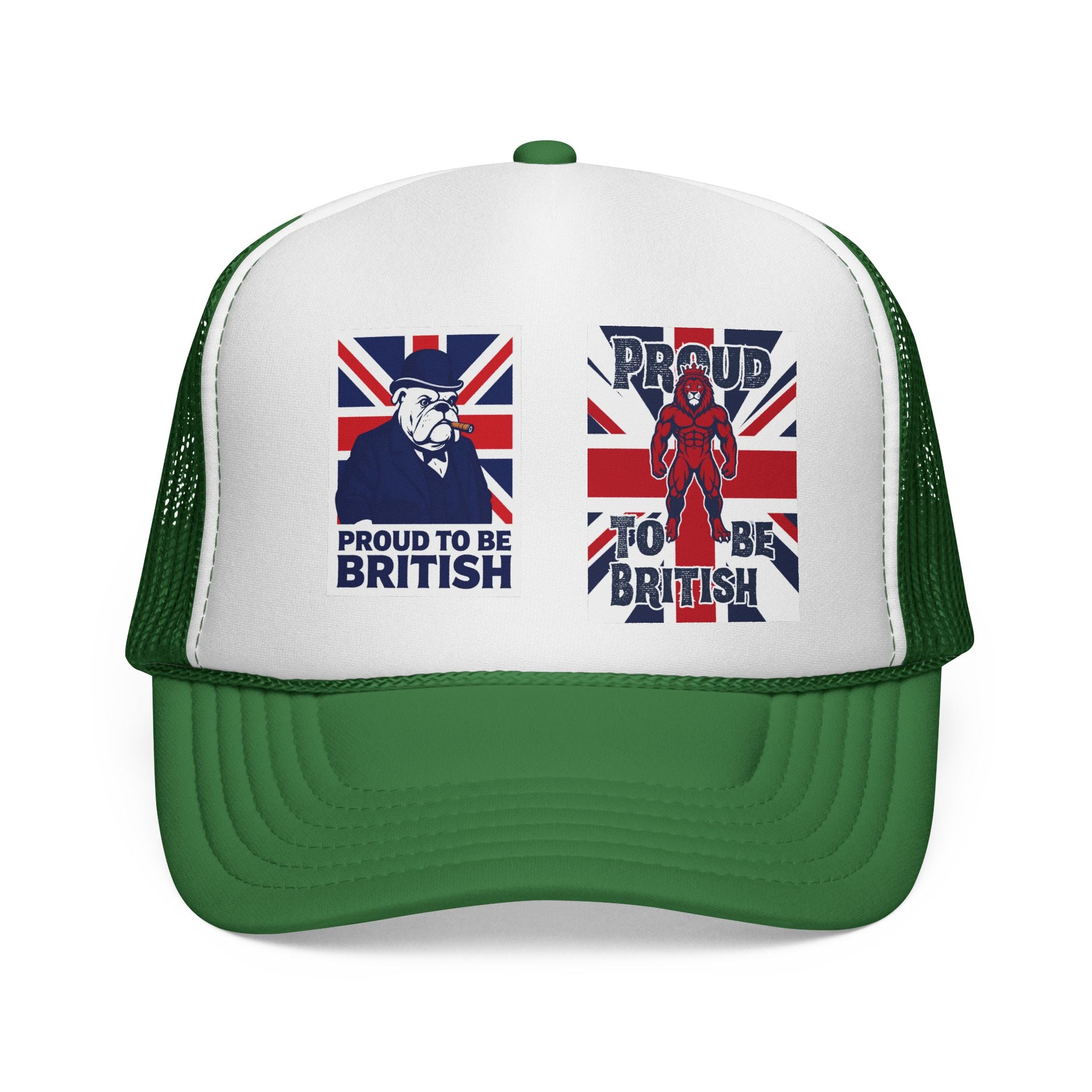 Proud to Be British Trucker Cap – Union Jack Vintage Graphics