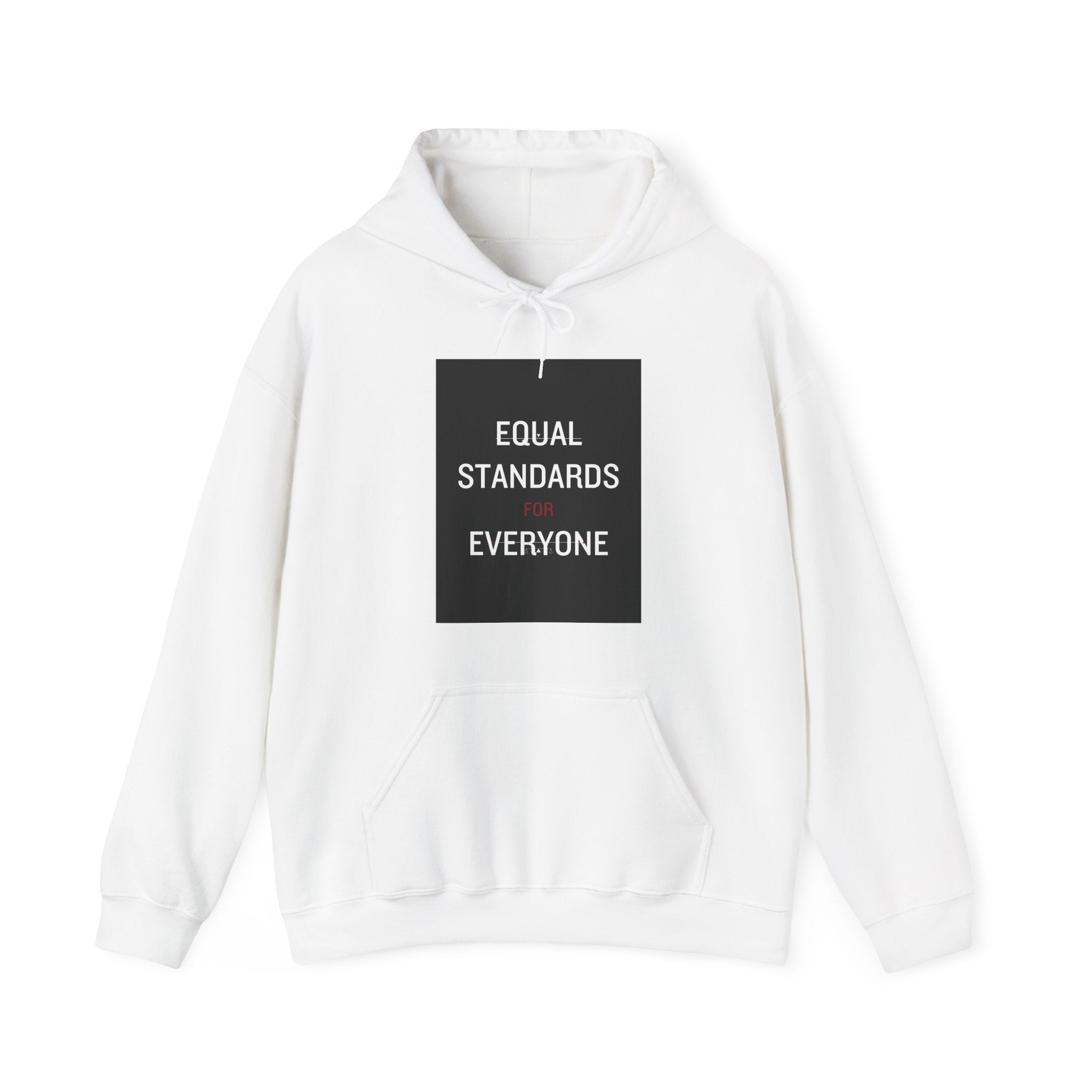 Equal Standards for Everyone Hoodie — Social Justice Statement Sweatshirt