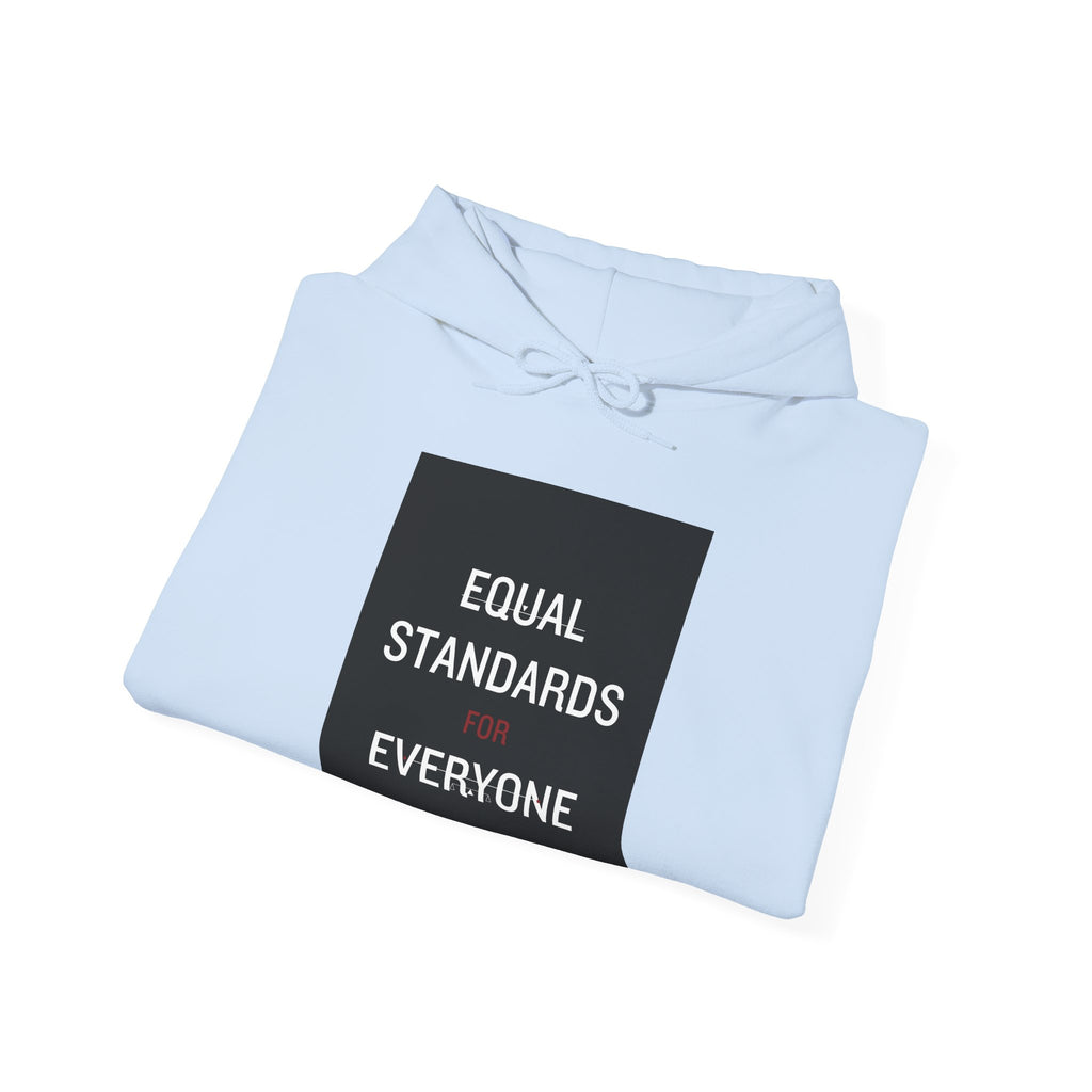 Equal Standards for Everyone Hoodie — Social Justice Statement Sweatshirt
