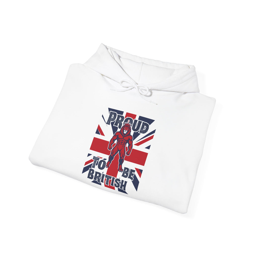 British Pride Hoodie — "Proud to Be British" Union Jack Pullover