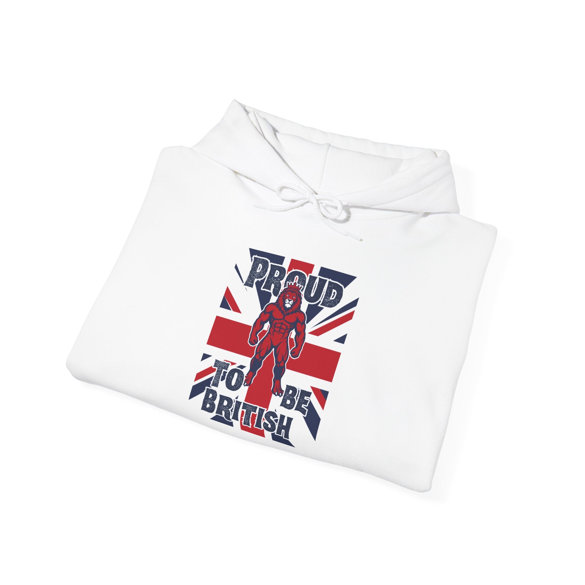 British Pride Hoodie — "Proud to Be British" Union Jack Pullover